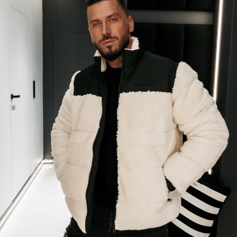 kurtka VAAS 874 Kurtka męska VAAS 2026 Czarna - Ecru