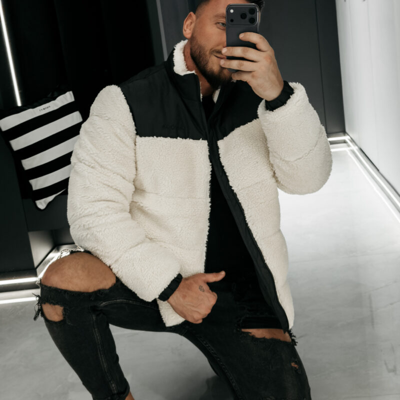 kurtka VAAS 875 Kurtka męska VAAS 2026 Czarna - Ecru