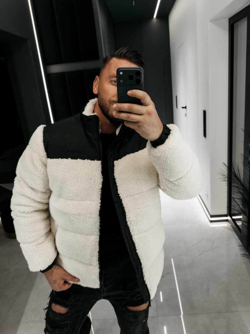 Kurtka męska VAAS 2026 Czarna - Ecru