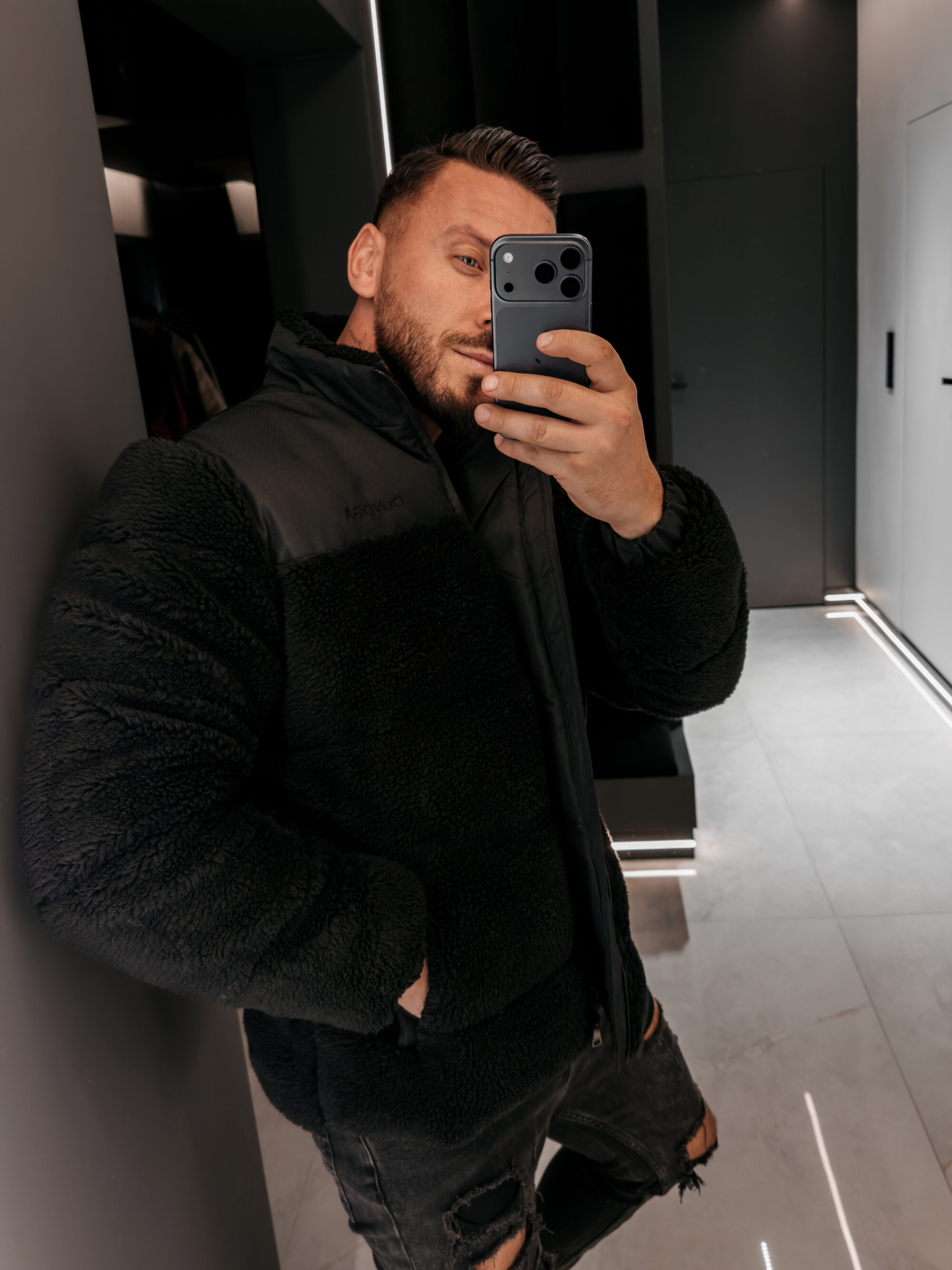 kurtka VAAS 879 Kurtka męska VAAS 2026 Czarno - Czarna