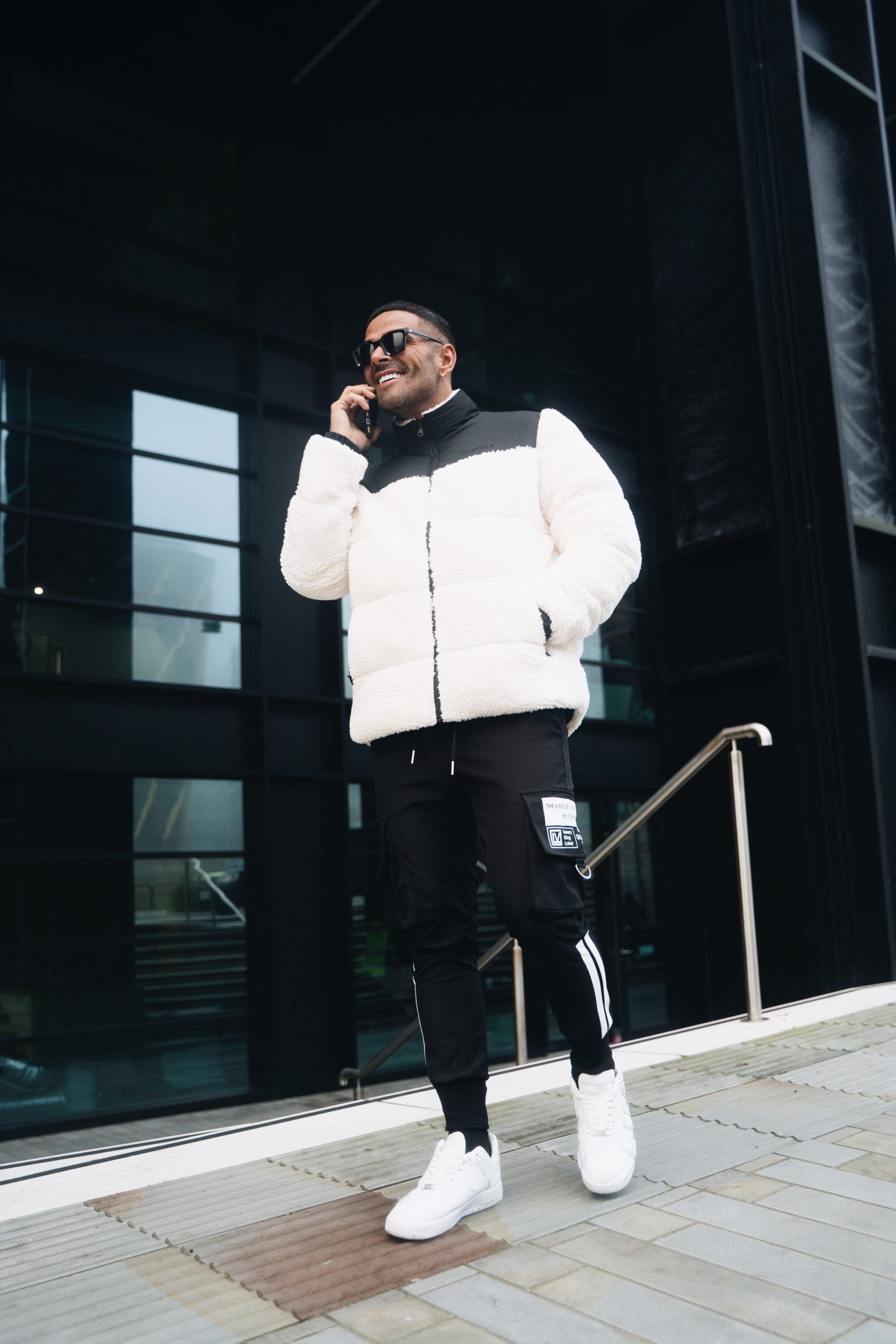 Processed with VSCO with a6 preset Kurtka męska VAAS 2026 Czarna - Ecru