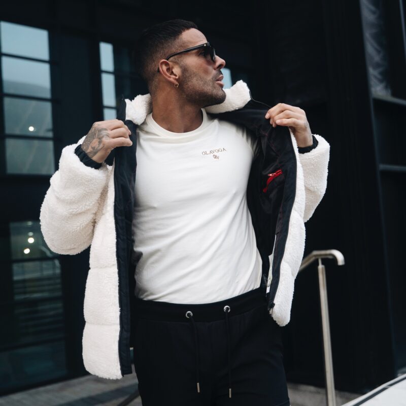 Processed with VSCO with a6 preset Kurtka męska VAAS 2026 Czarna - Ecru