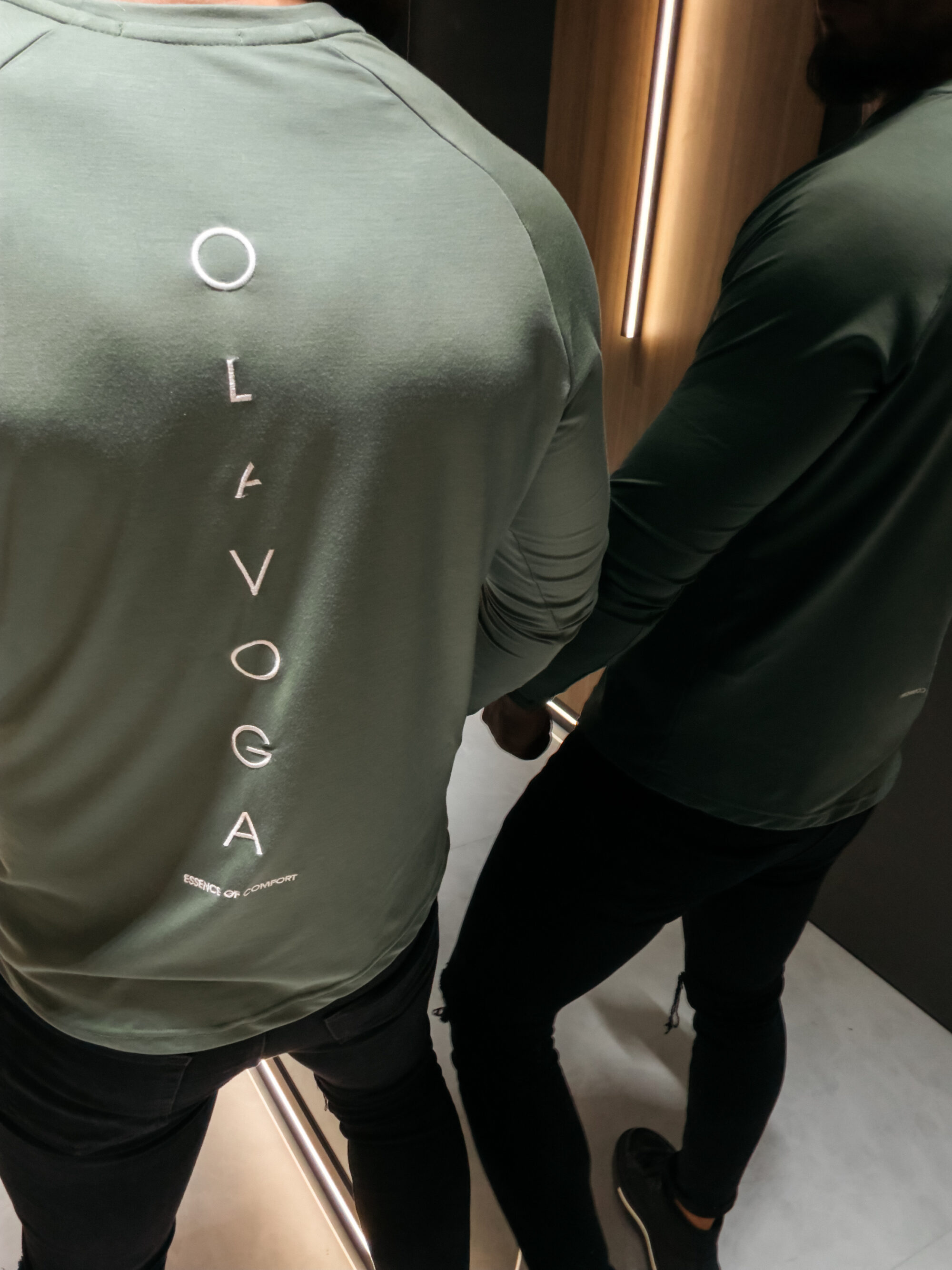 Longsleeve męski MIRE 2026 Oliwkowy