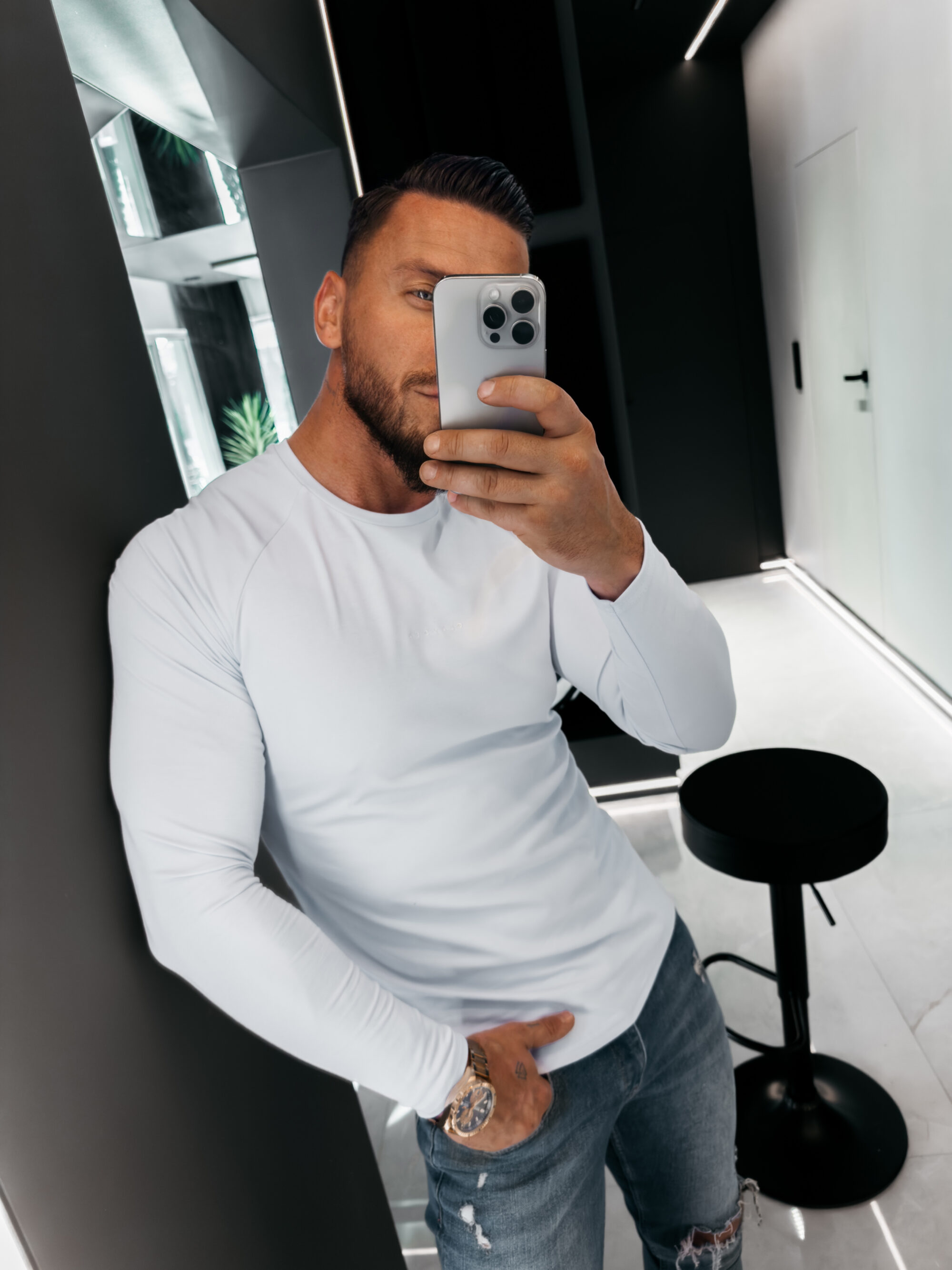 Longsleeve męski MIRE 2026 Blue Sky