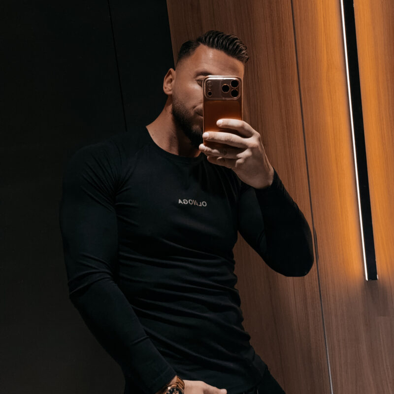 Longsleeve męski ZURI 2026 Czarny