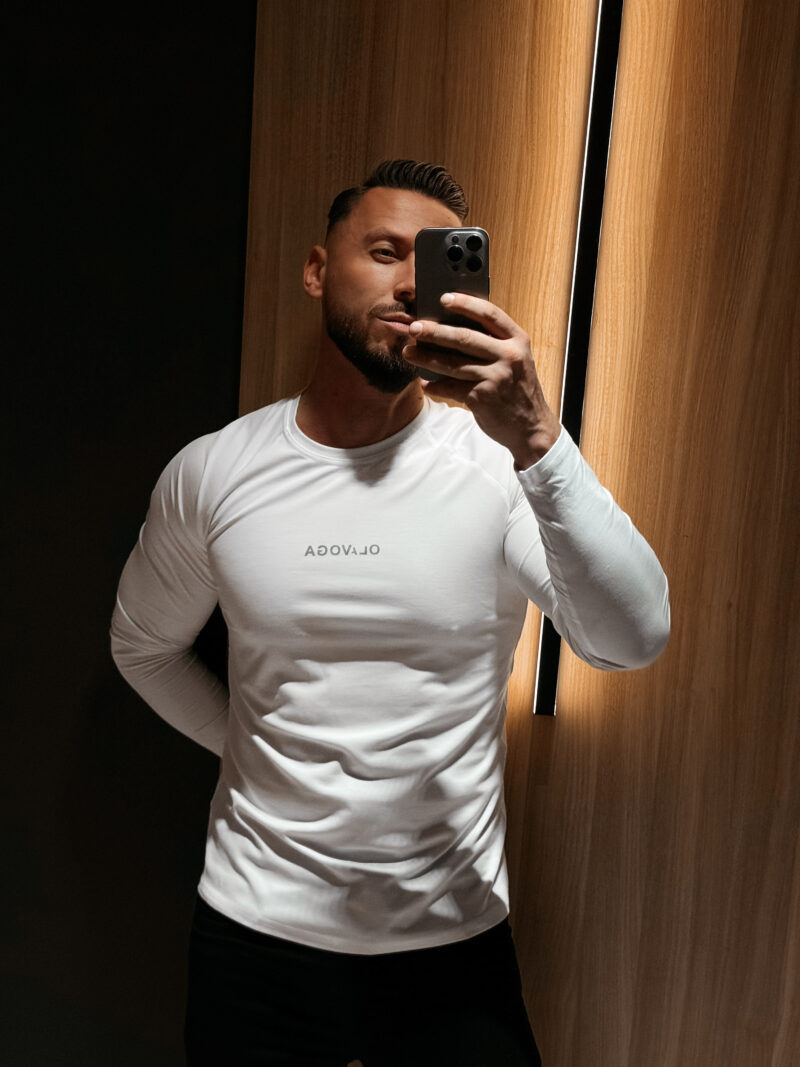 Longsleeve męski ZURI 2026 Ecru