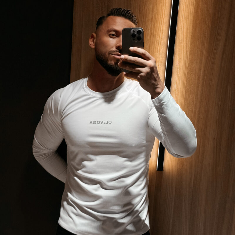 Longsleeve męski ZURI 2026 Ecru