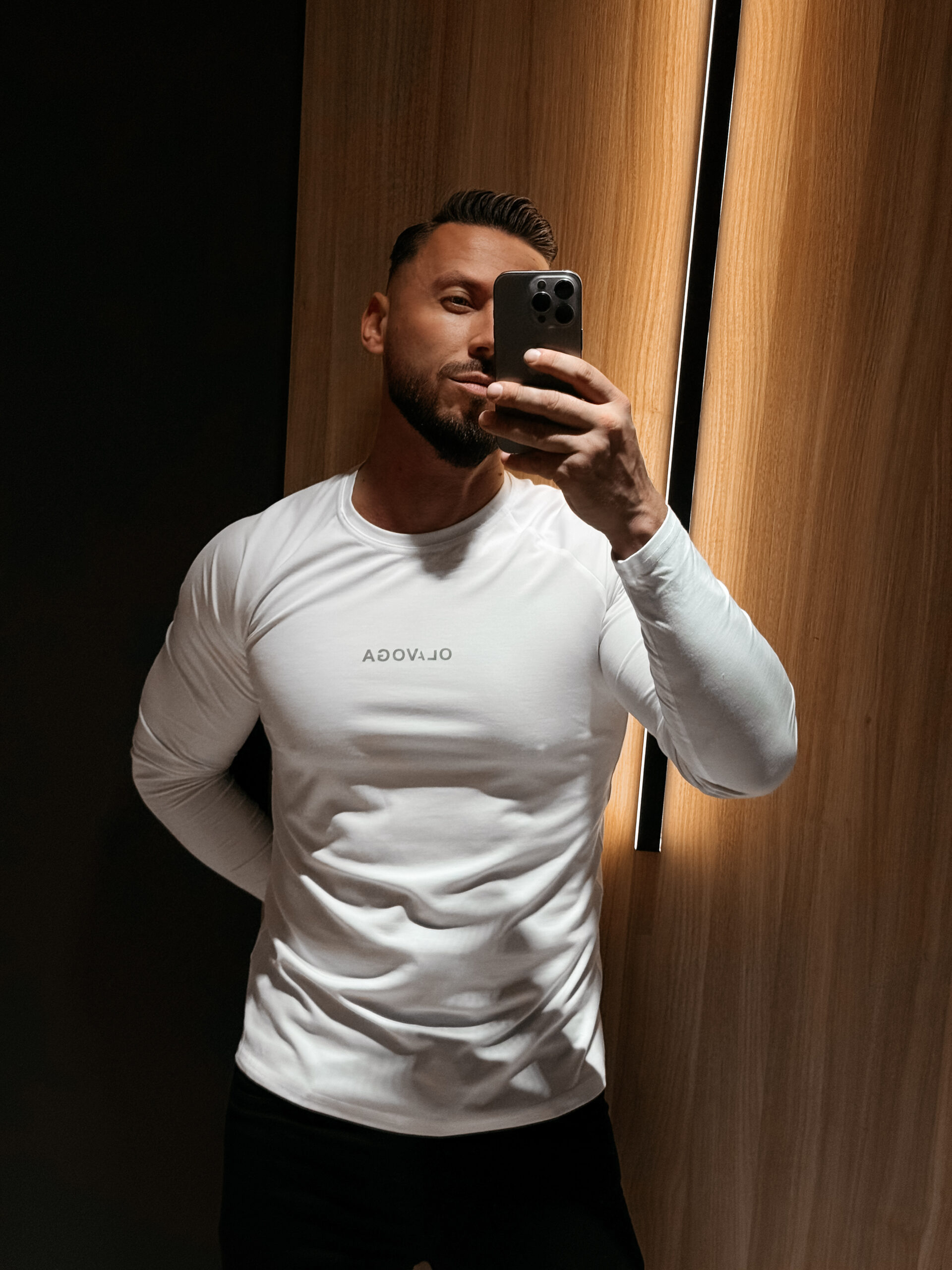 Longsleeve męski ZURI 2026 Ecru