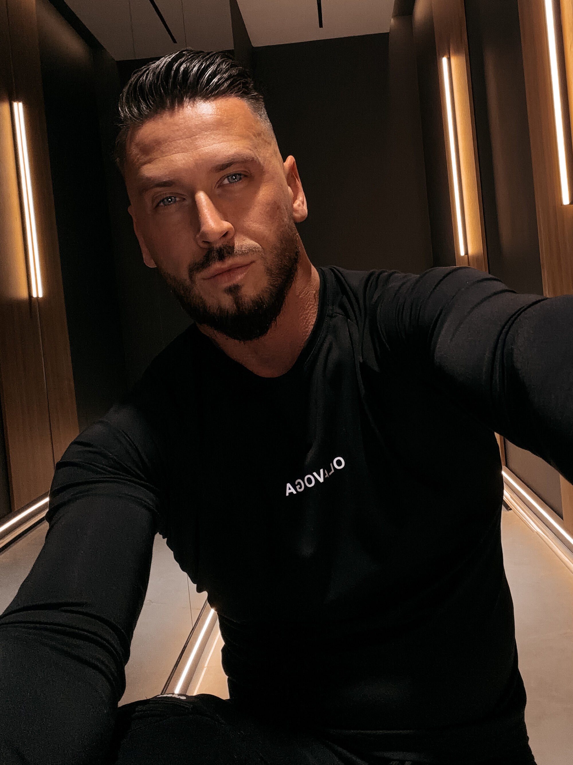 Longsleeve męski ZURI 2026 Czarny