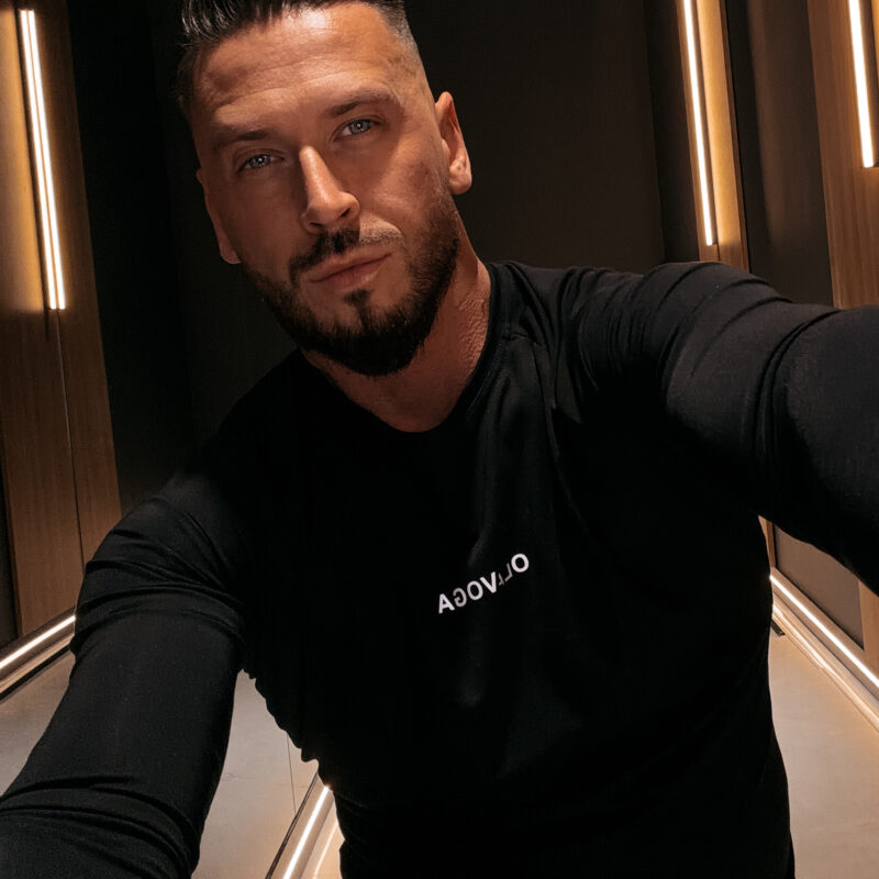 Longsleeve męski ZURI 2026 Czarny