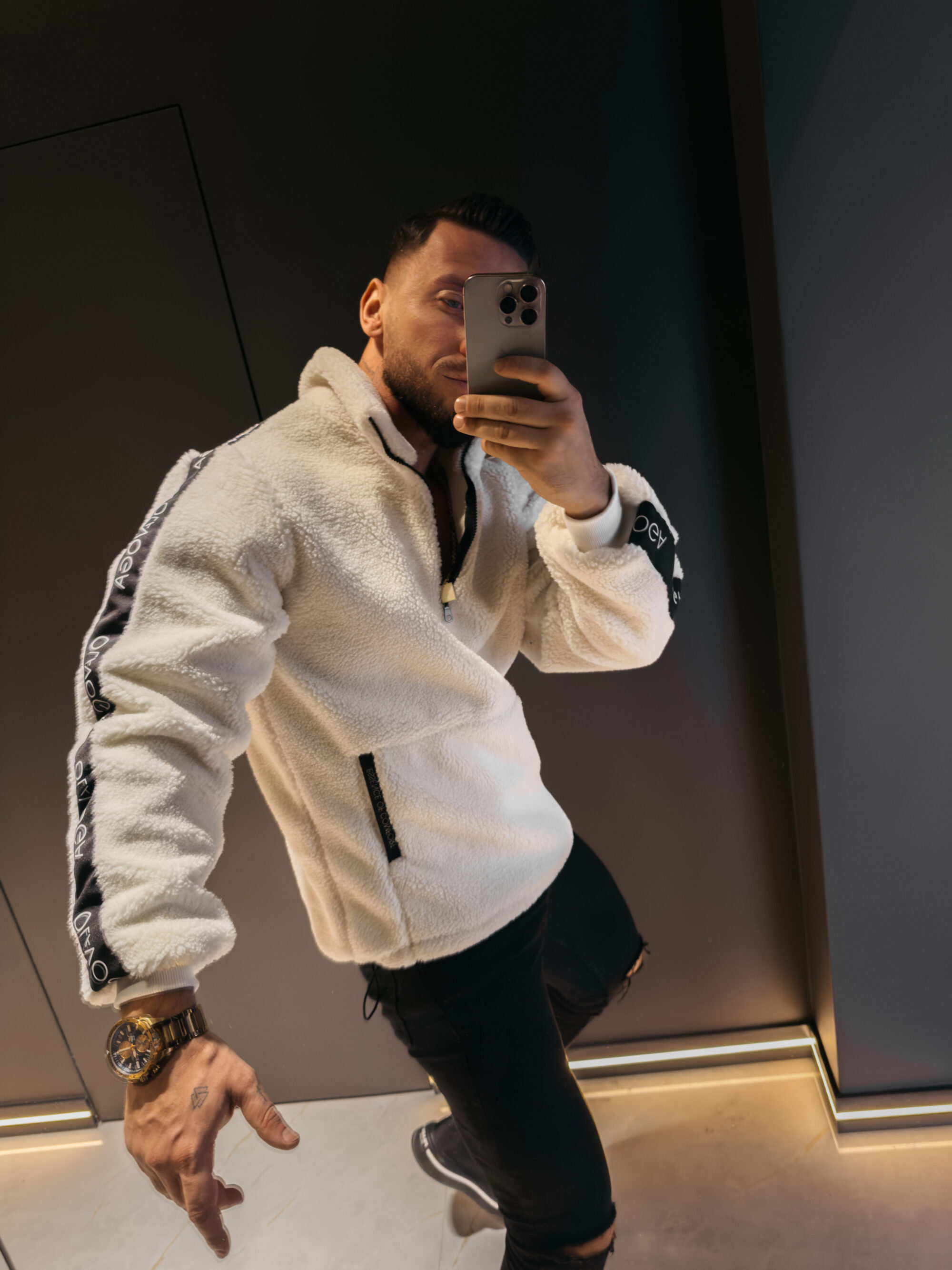 polar SETTLINE 526 Polar męski SETTLINE 2026 Ecru