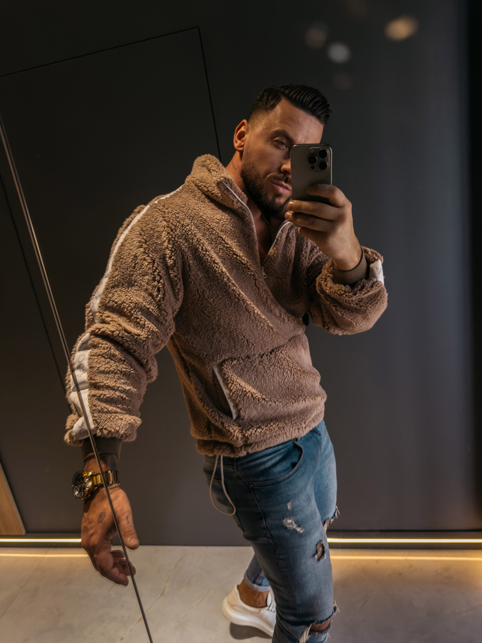 Polar męski SETTLINE 2026 Beżowy