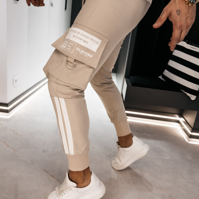 spodnie CASTON 845 Spodnie męskie CASTON 2026 Beżowe