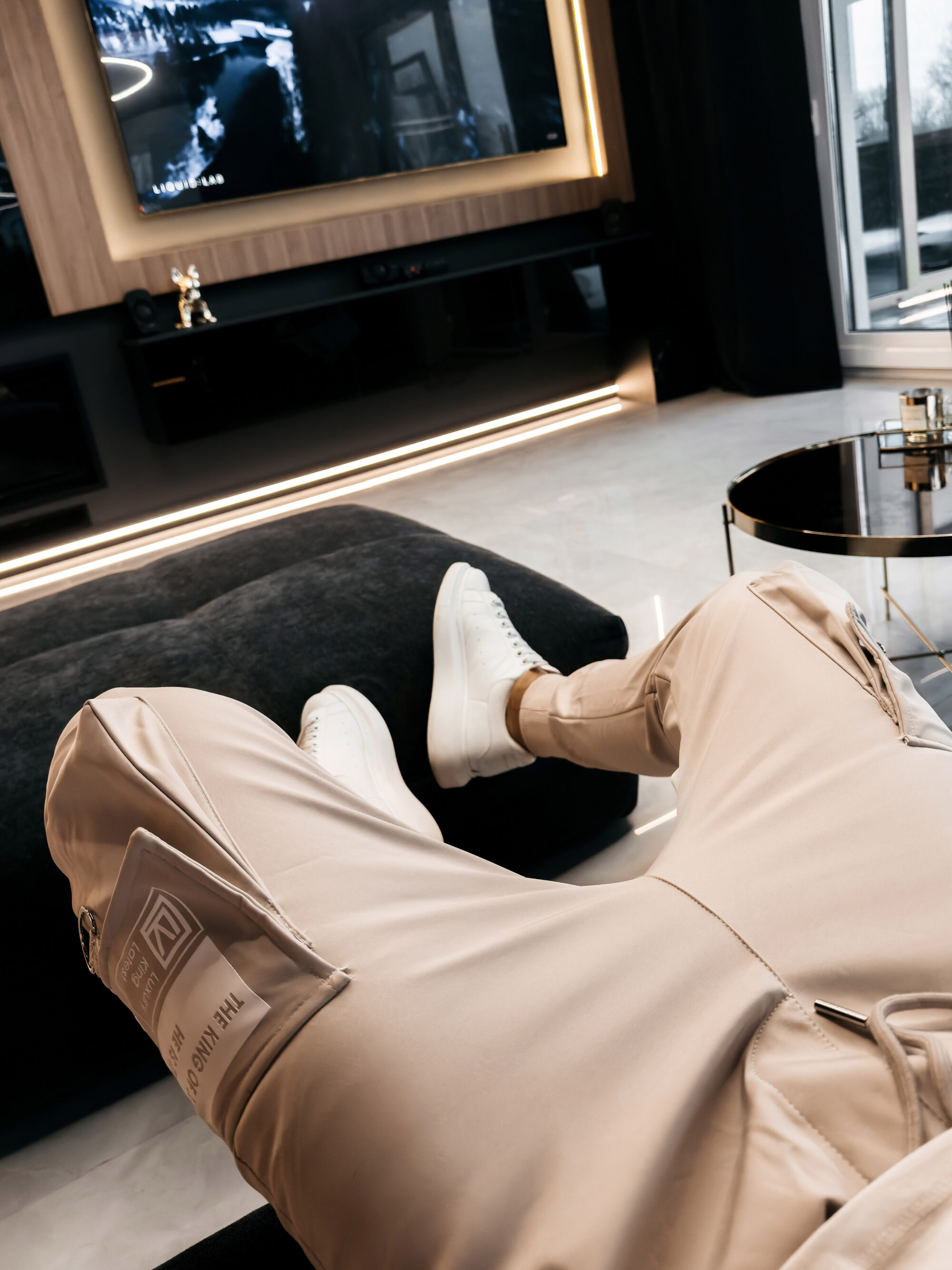 spodnie CASTON 849 Spodnie męskie CASTON 2026 Beżowe