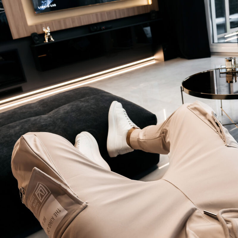 spodnie CASTON 849 Spodnie męskie CASTON 2026 Beżowe