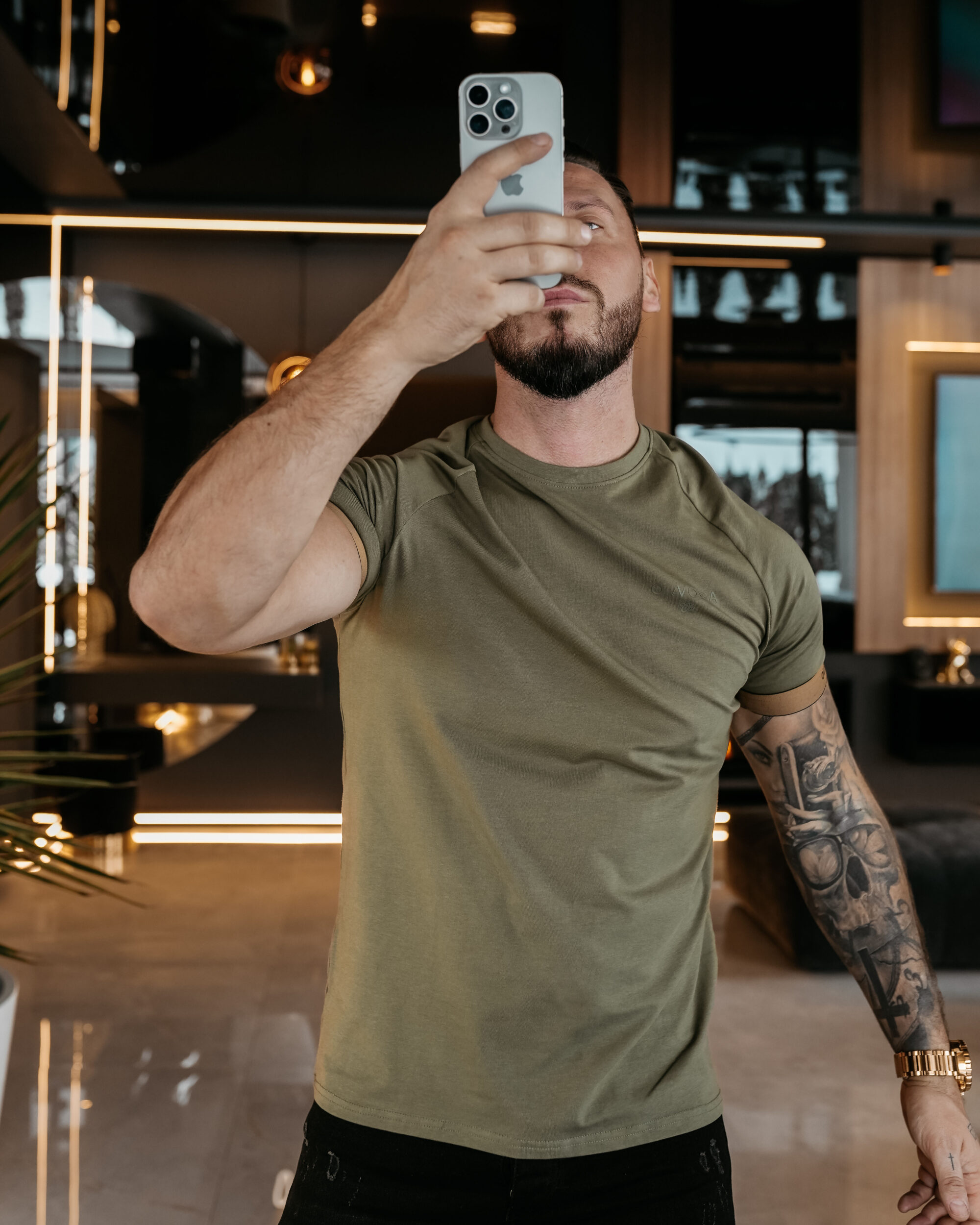 T-shirt męski RAYSIER 2026 Khaki