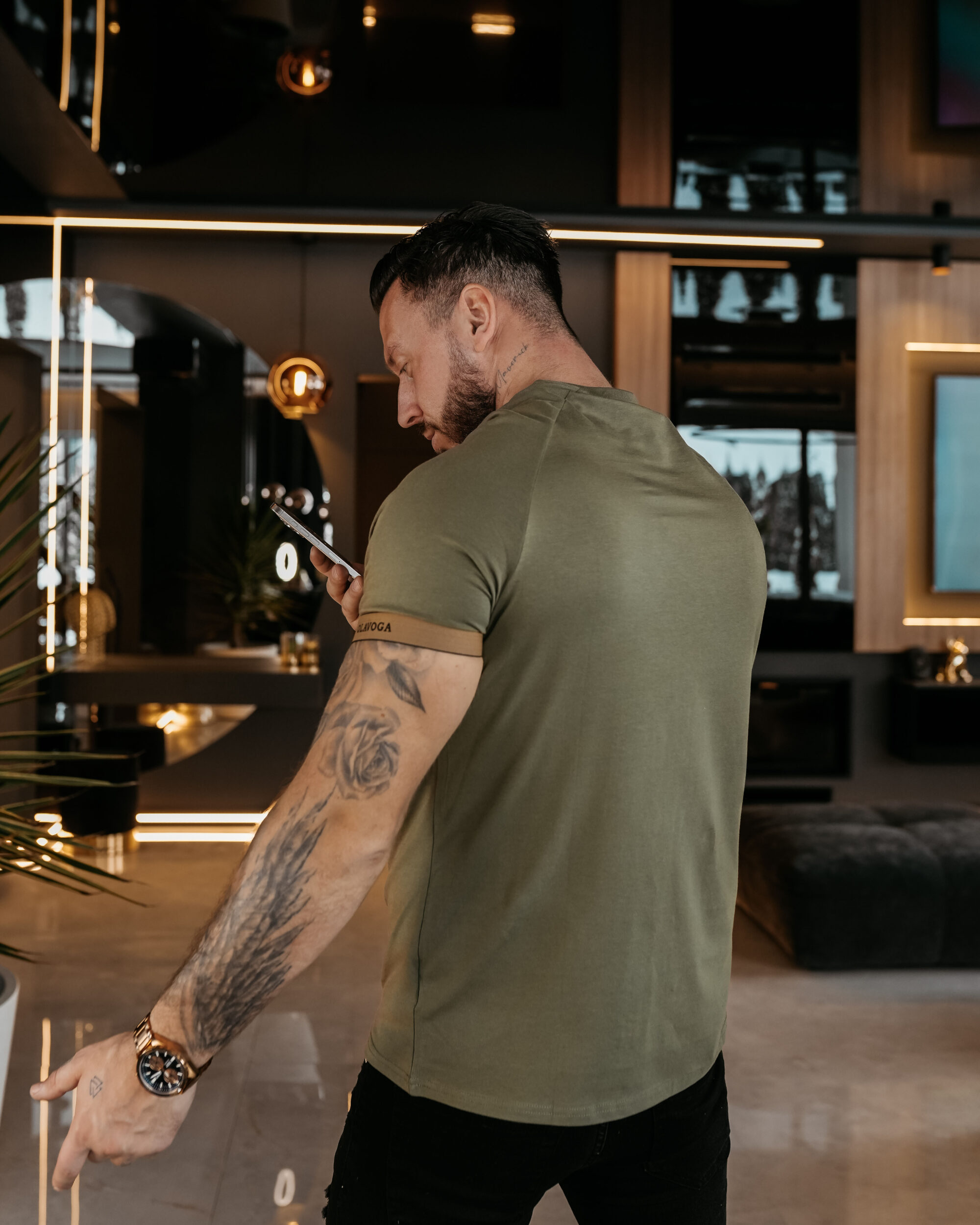 T-shirt męski RAYSIER 2026 Khaki