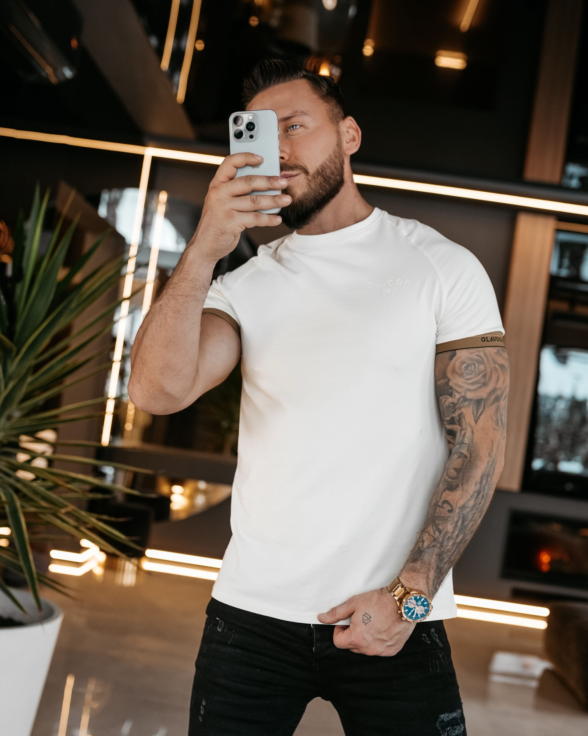 t-shirt RAYSIER 197 T-shirt męski RAYSIER 2026 Ecru