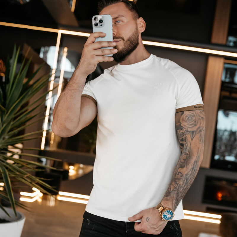 t-shirt RAYSIER 197 T-shirt męski RAYSIER 2026 Ecru