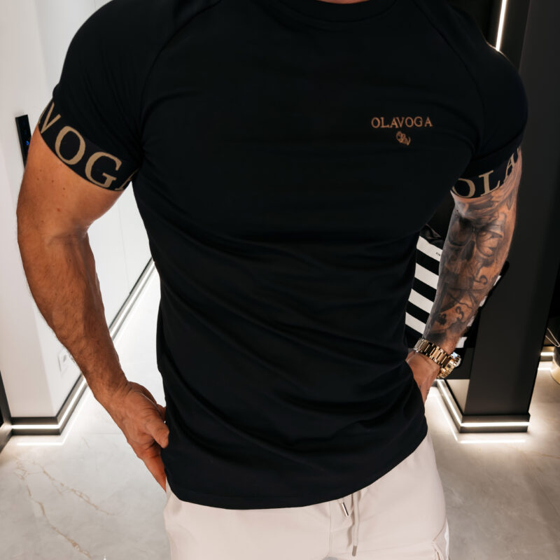 t-shirt SKYJUE 836 T-shirt męski SKYJUE 2026 Czarny