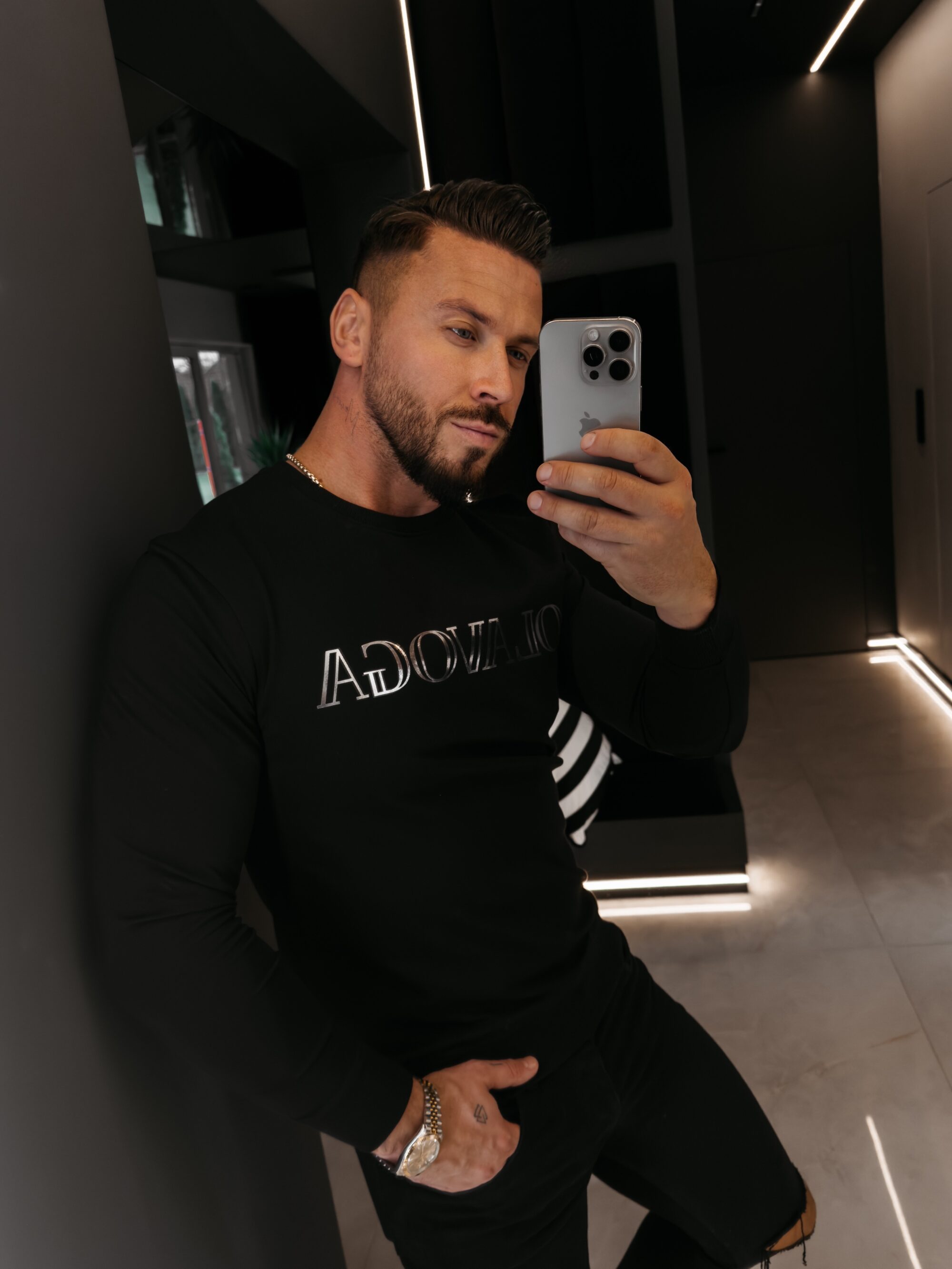 Bluza męska BARDI 2026 Czarna