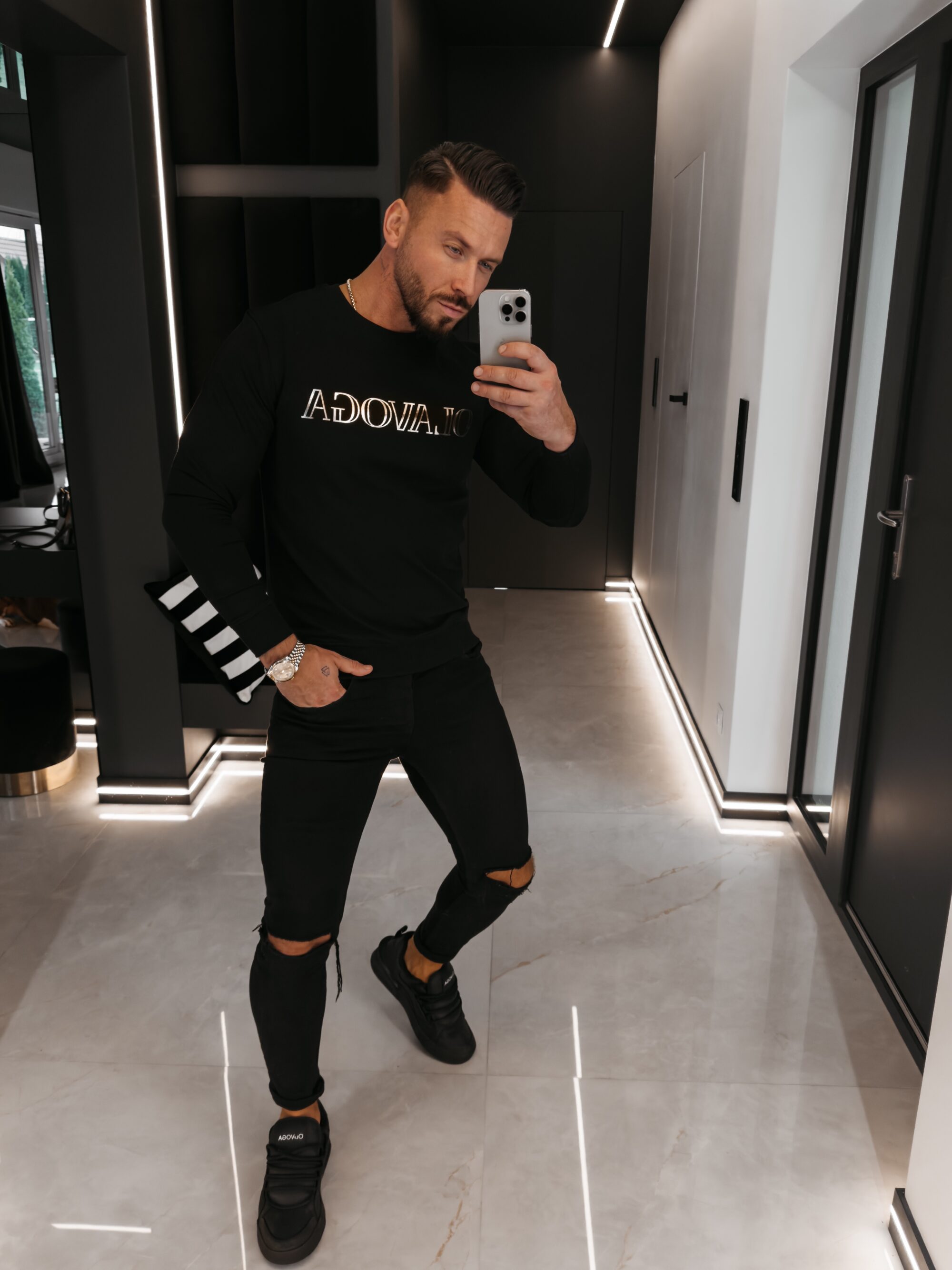 Bluza męska BARDI 2026 Czarna