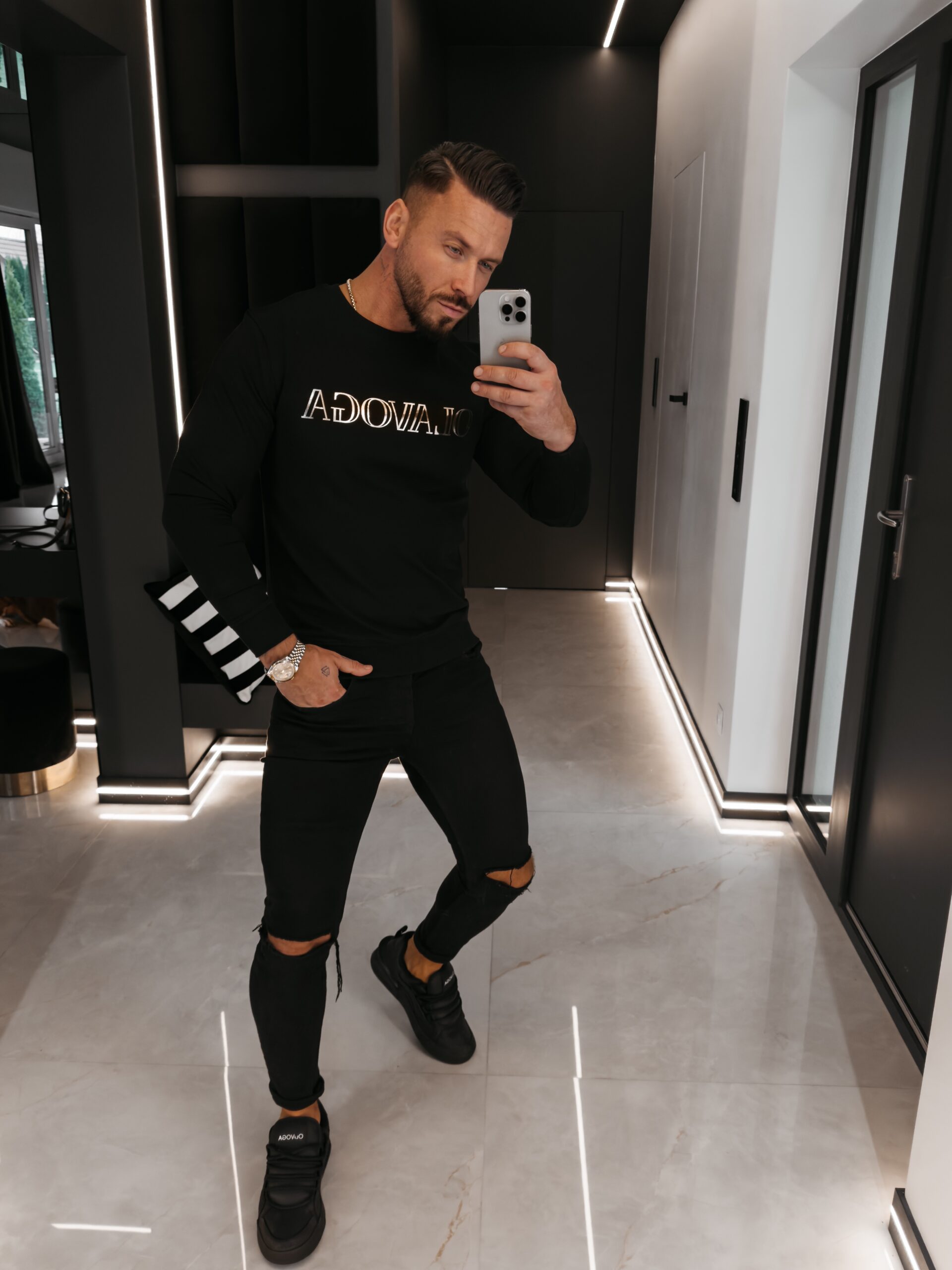 Bluza męska BARDI 2026 Czarna