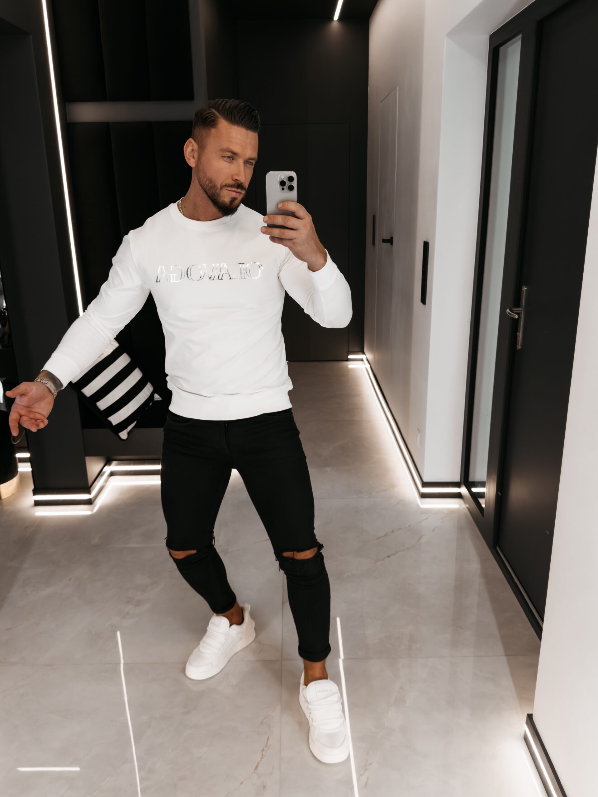 Bluza męska BARDI 2026 Ecru