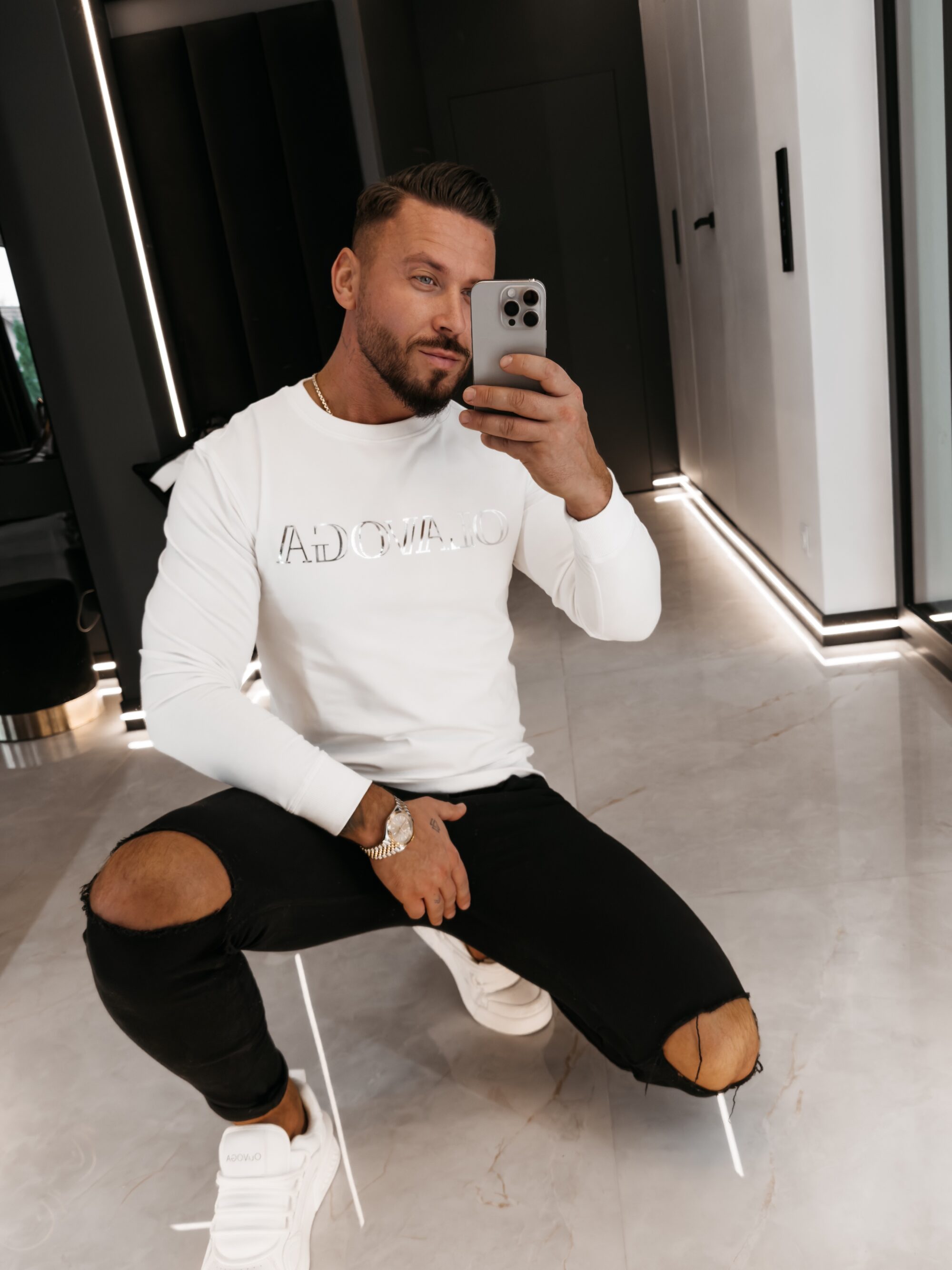 Bluza męska BARDI 2026 Ecru