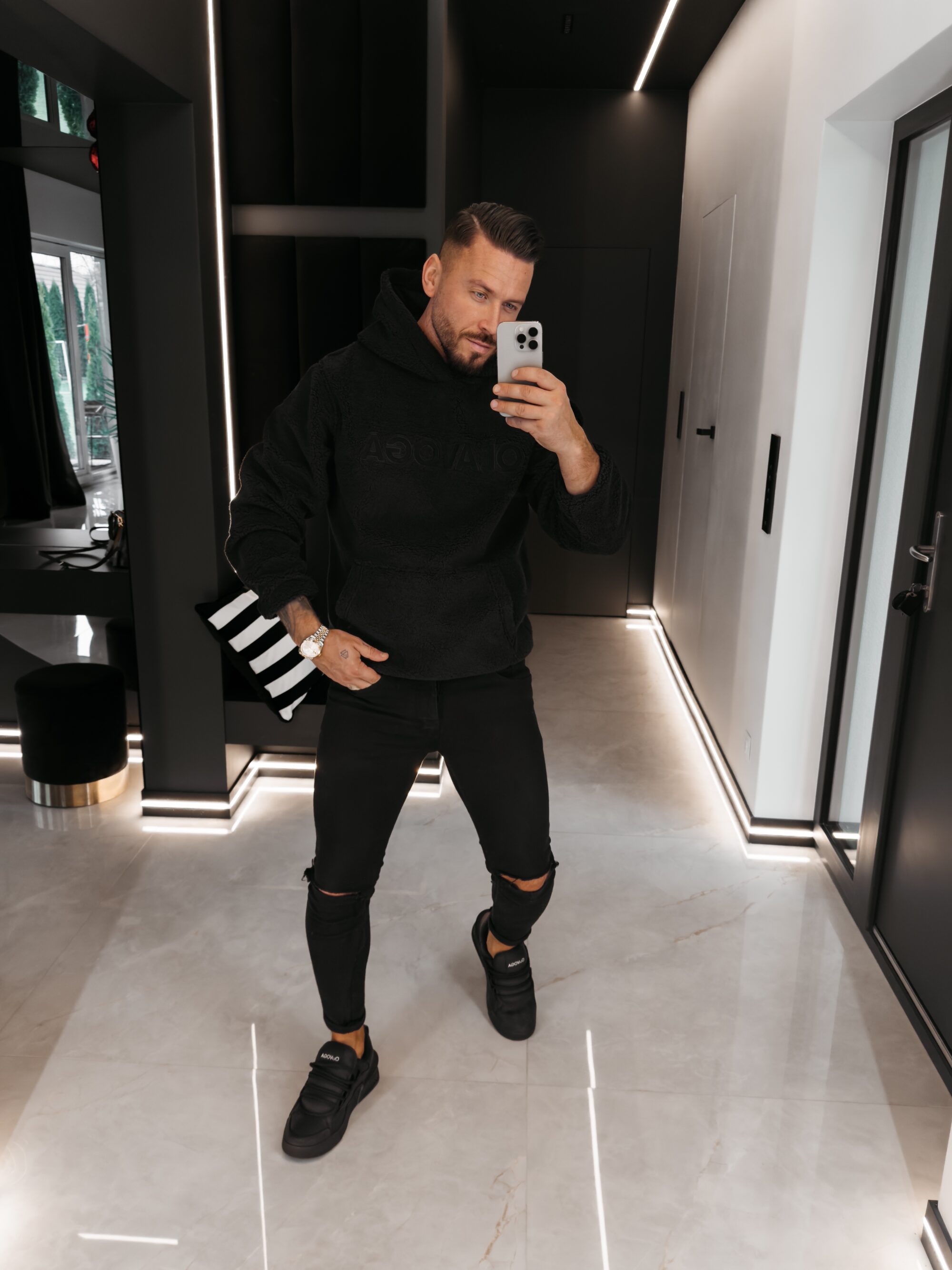 Bluza męska BEARHOOD 2026 Czarna