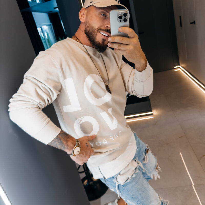 Bluza męska EFFECT 2026 Beżowa