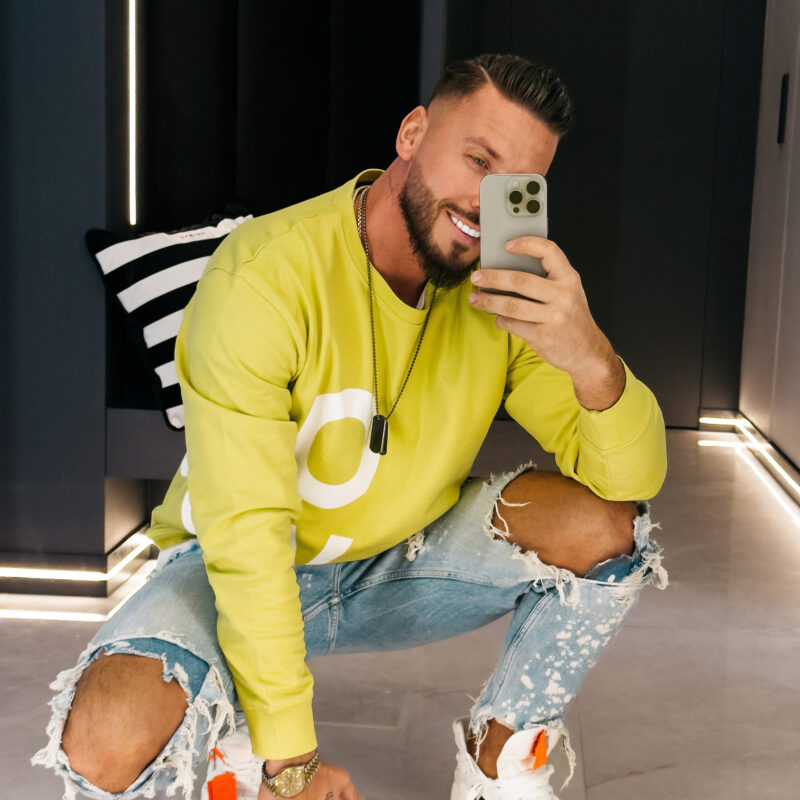 Bluza męska EFFECT 2026 Limonkowa