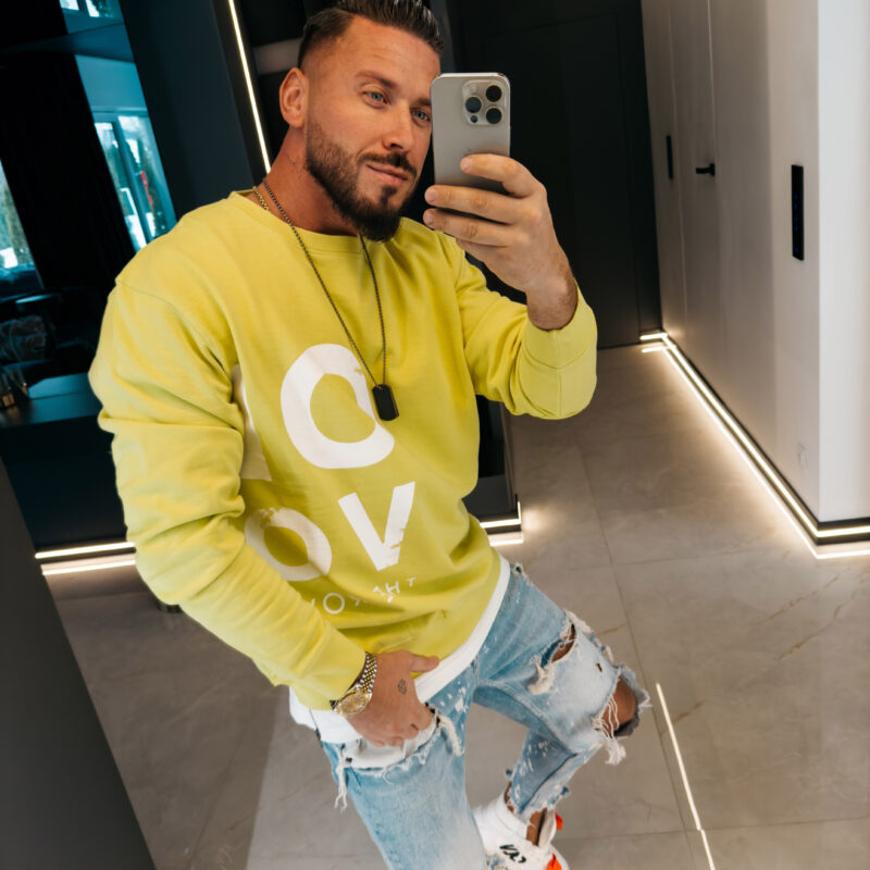 Bluza męska EFFECT 2026 Limonkowa