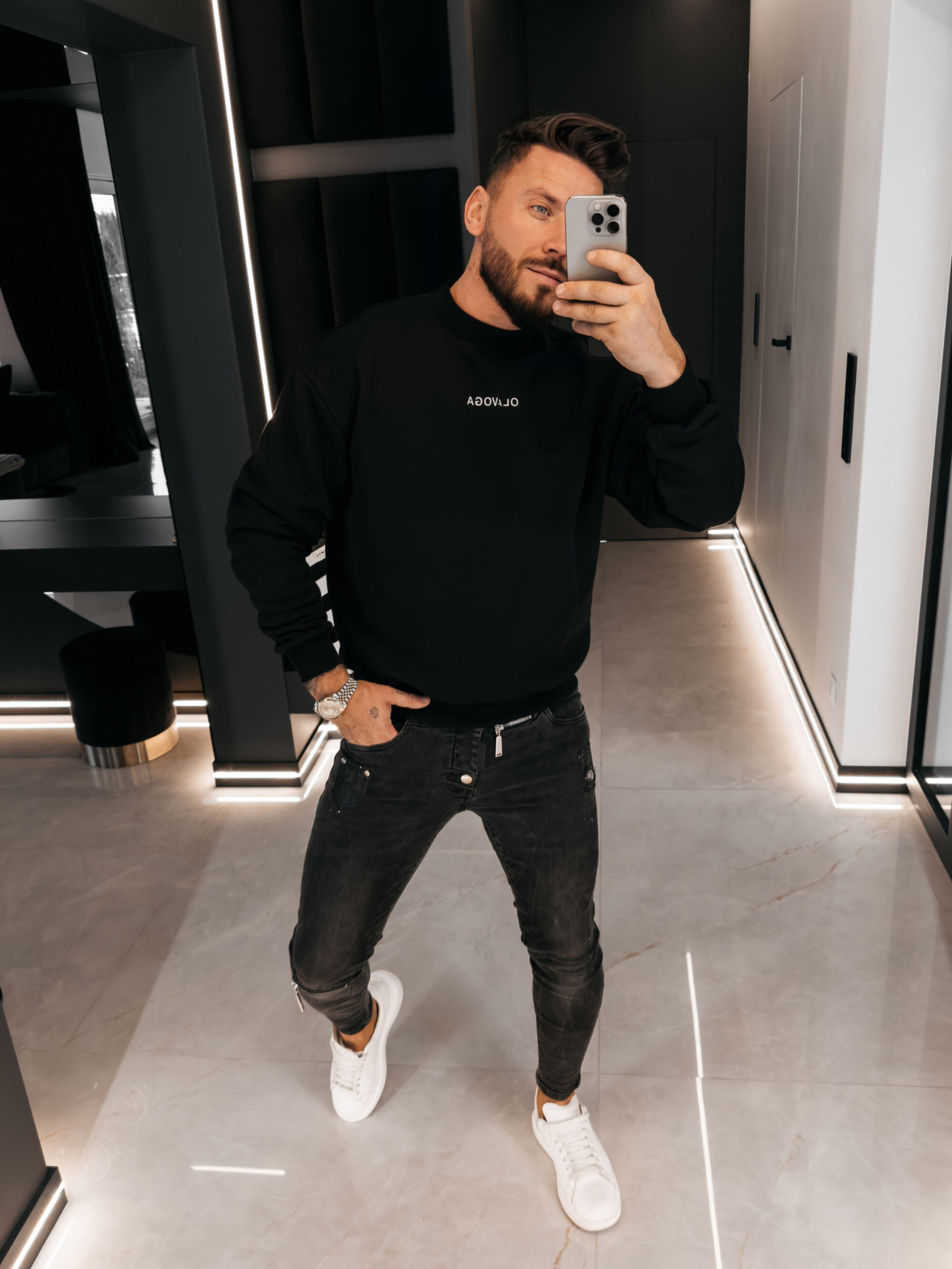 Bluza męska FLASH 2026 Czarna