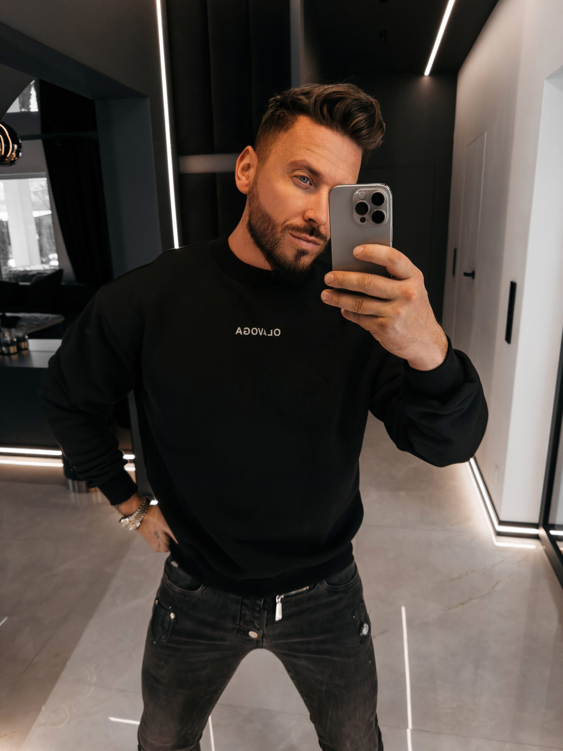 Bluza męska FLASH 2026 Czarna