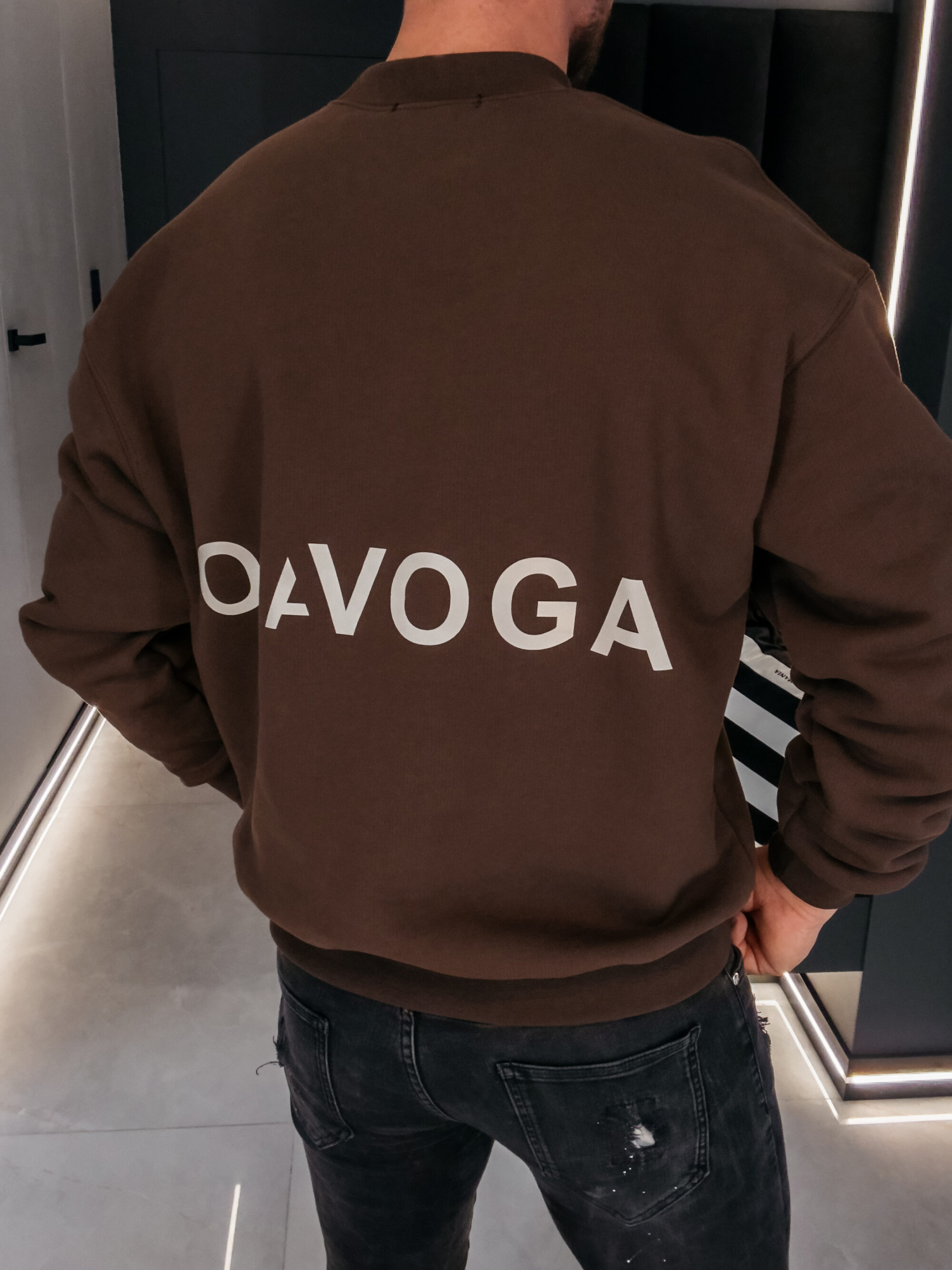 Bluza męska FLASH 2026 Brązowa