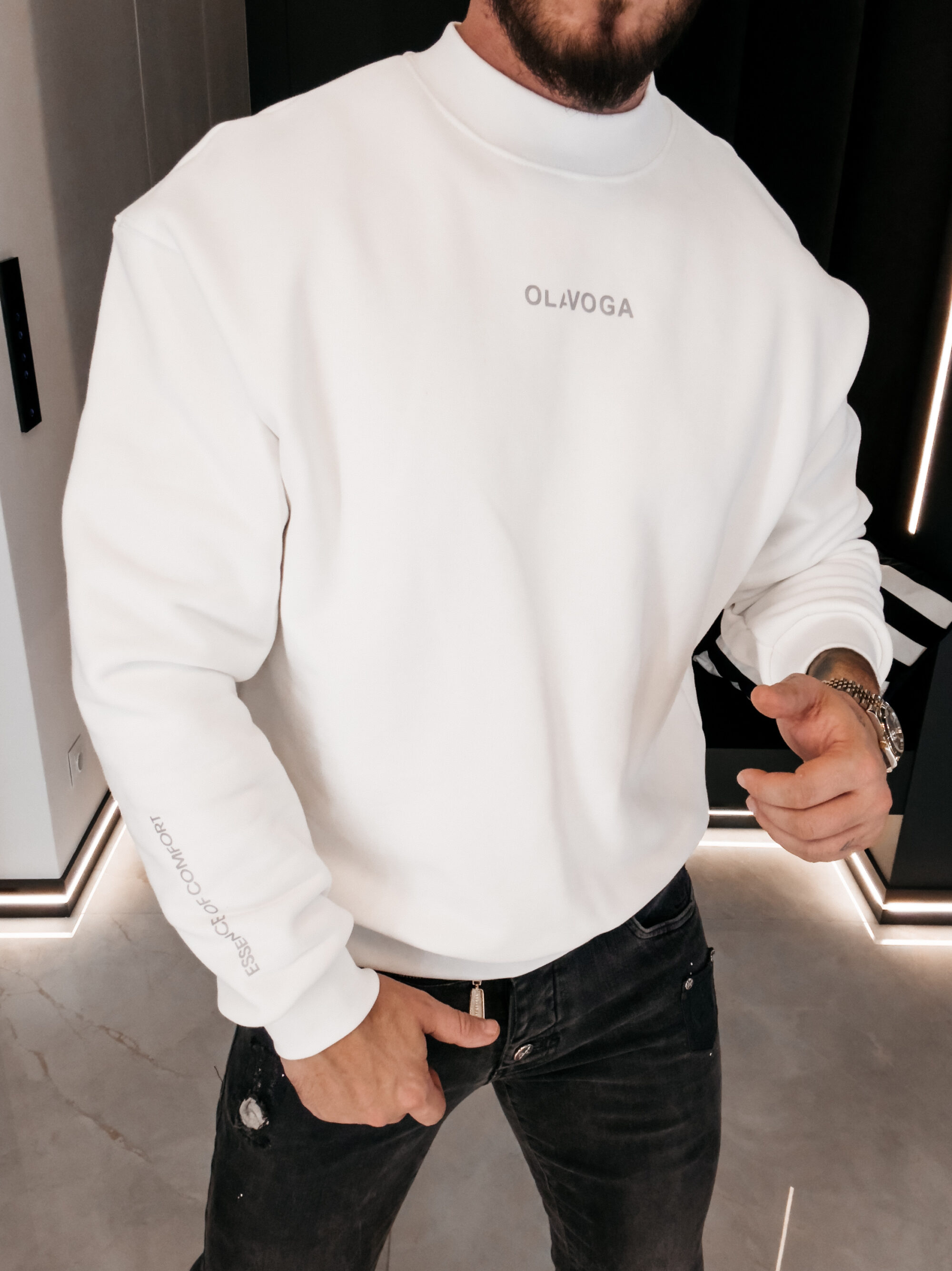 Bluza męska FLASH 2026 Ecru