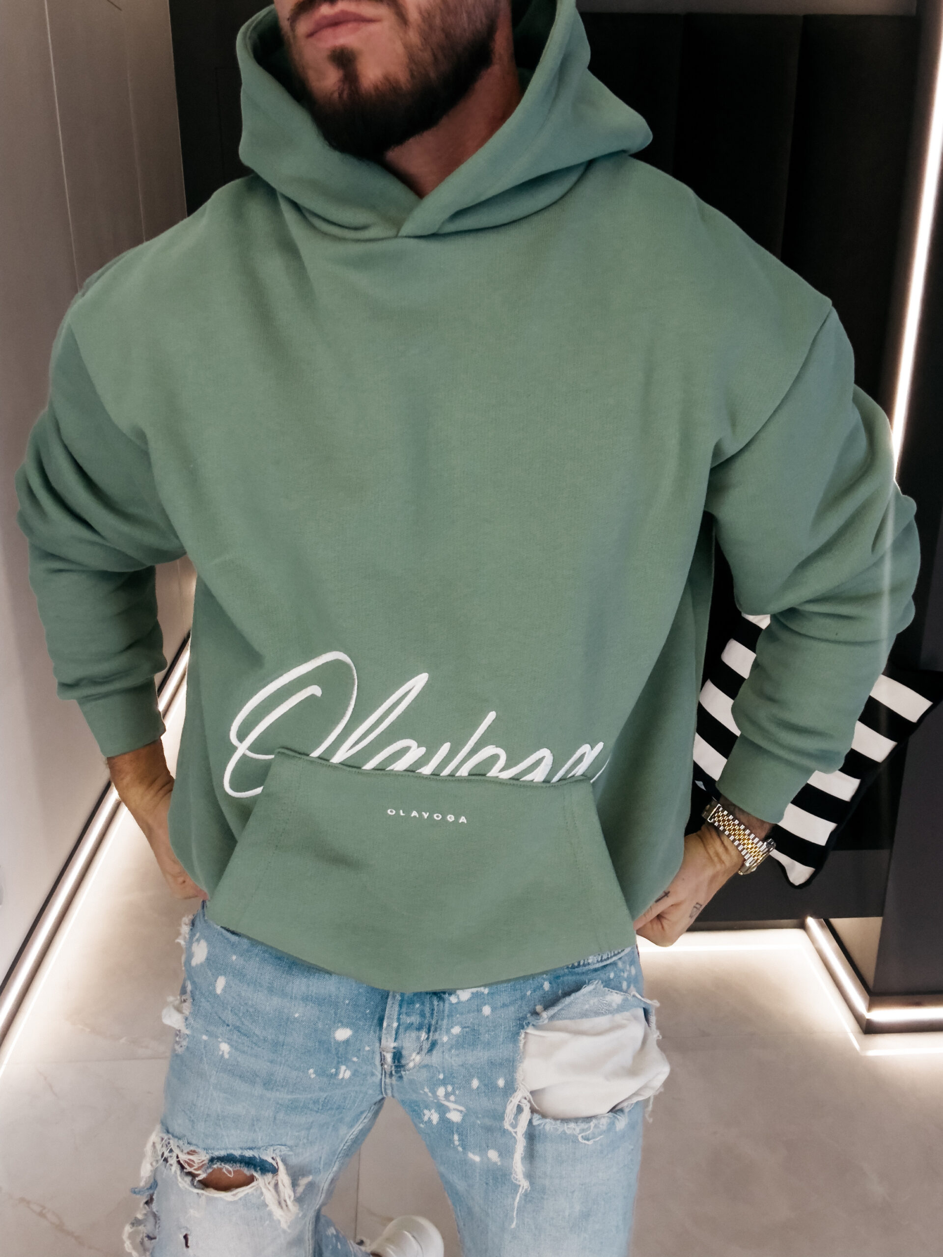 Bluza męska GROUND 2026 Zielona