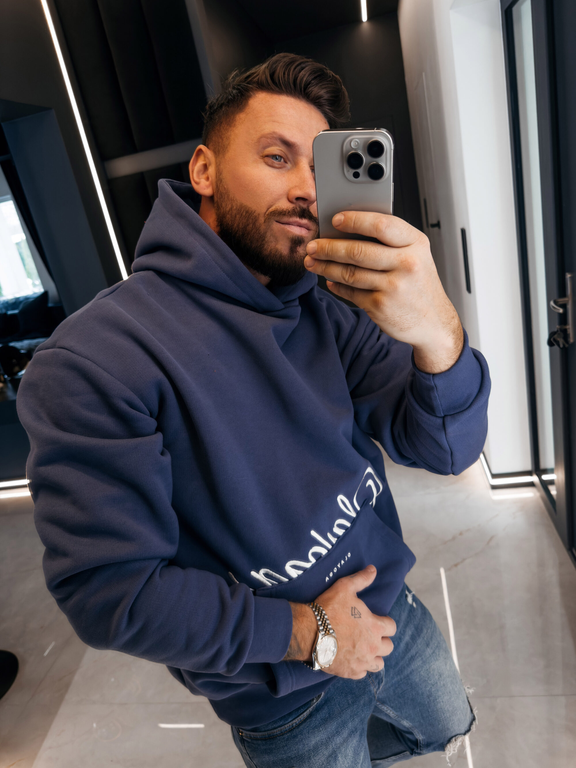 Bluza męska GROUND 2026 Navy Blue