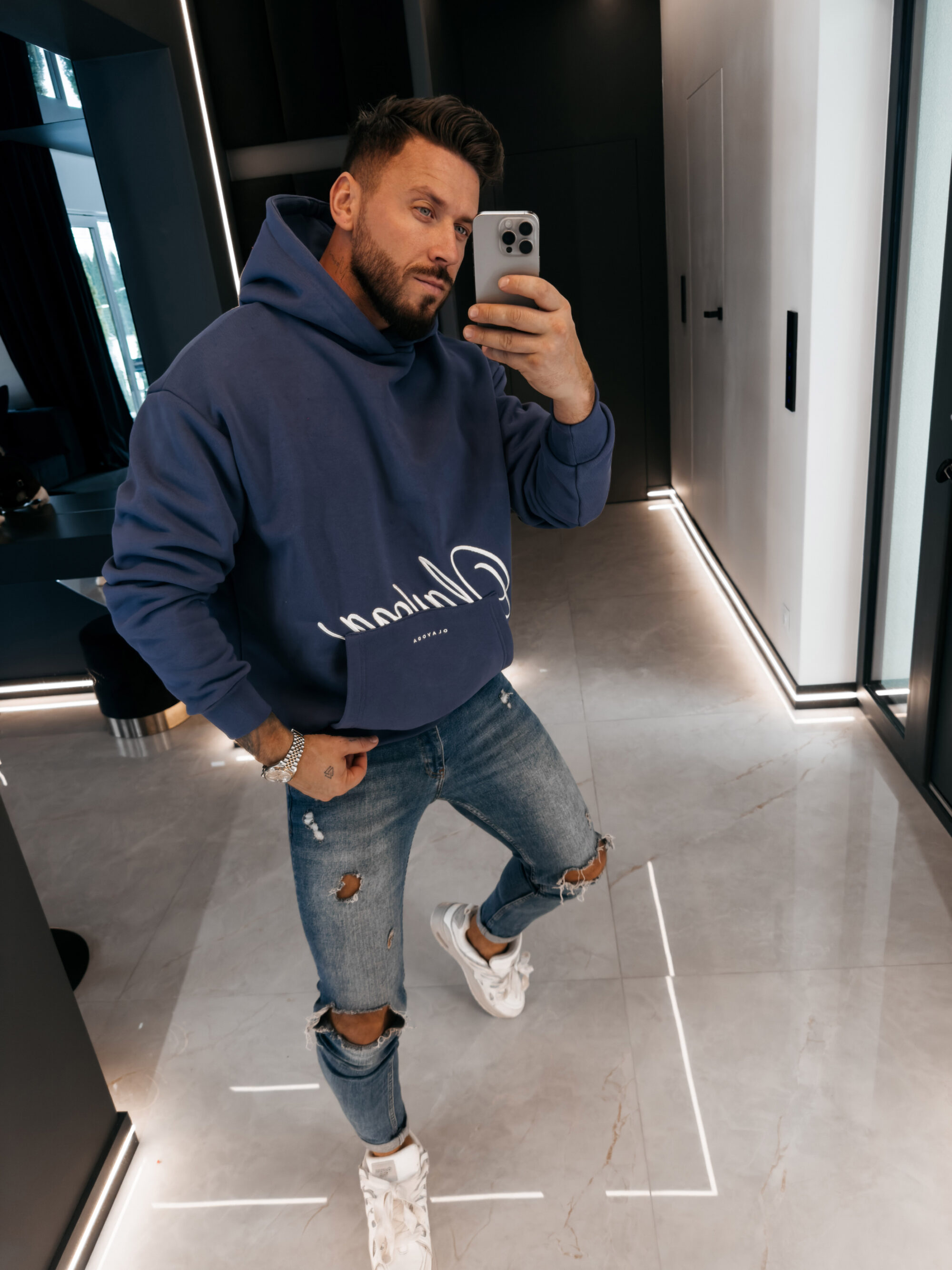 Bluza męska GROUND 2026 Navy Blue