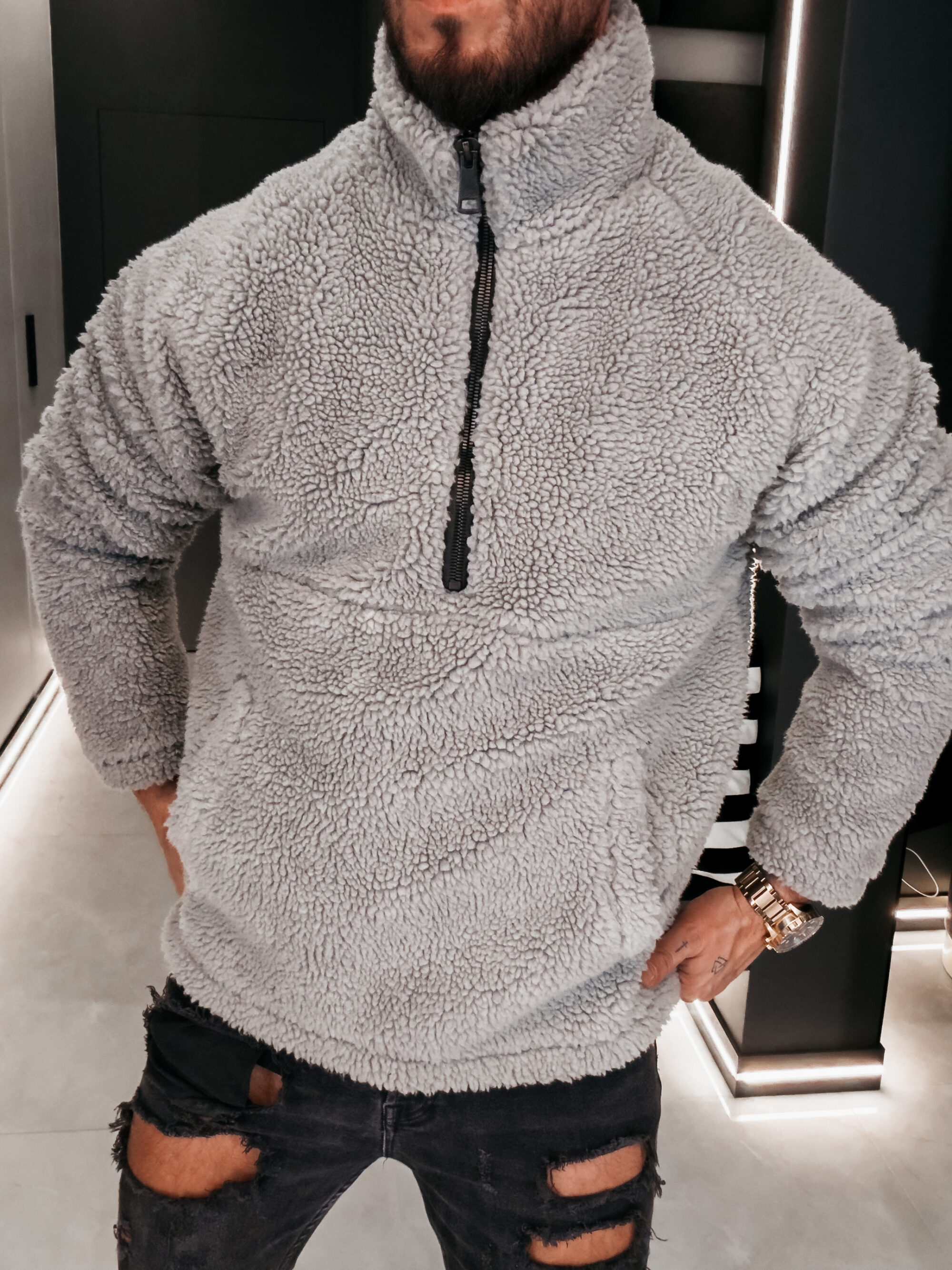 bluza MELLANO 275 Bluza męska MELLANO 2026 Grafitowa