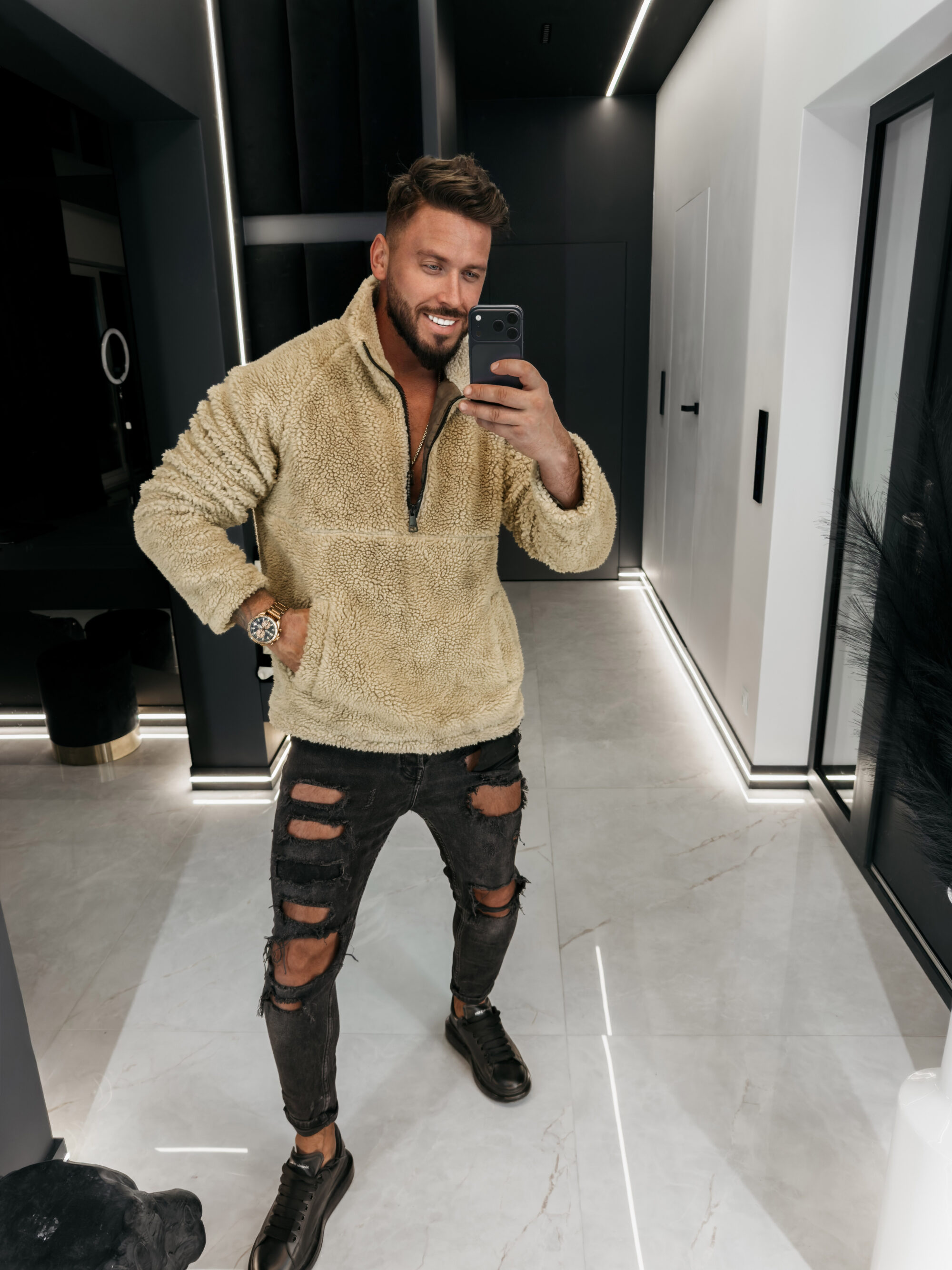 Bluza męska MELLANO 2026 Beżowa