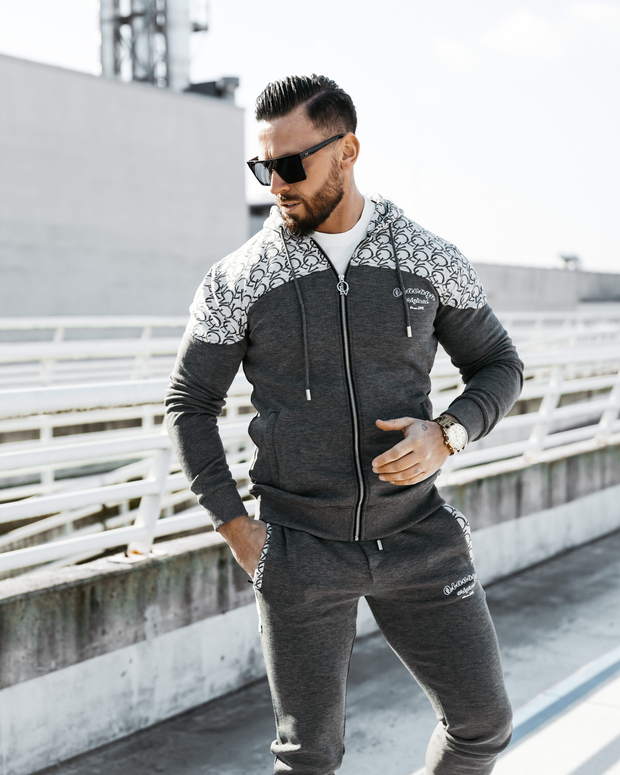 Komplet męski GRAVITY 2026 Szary