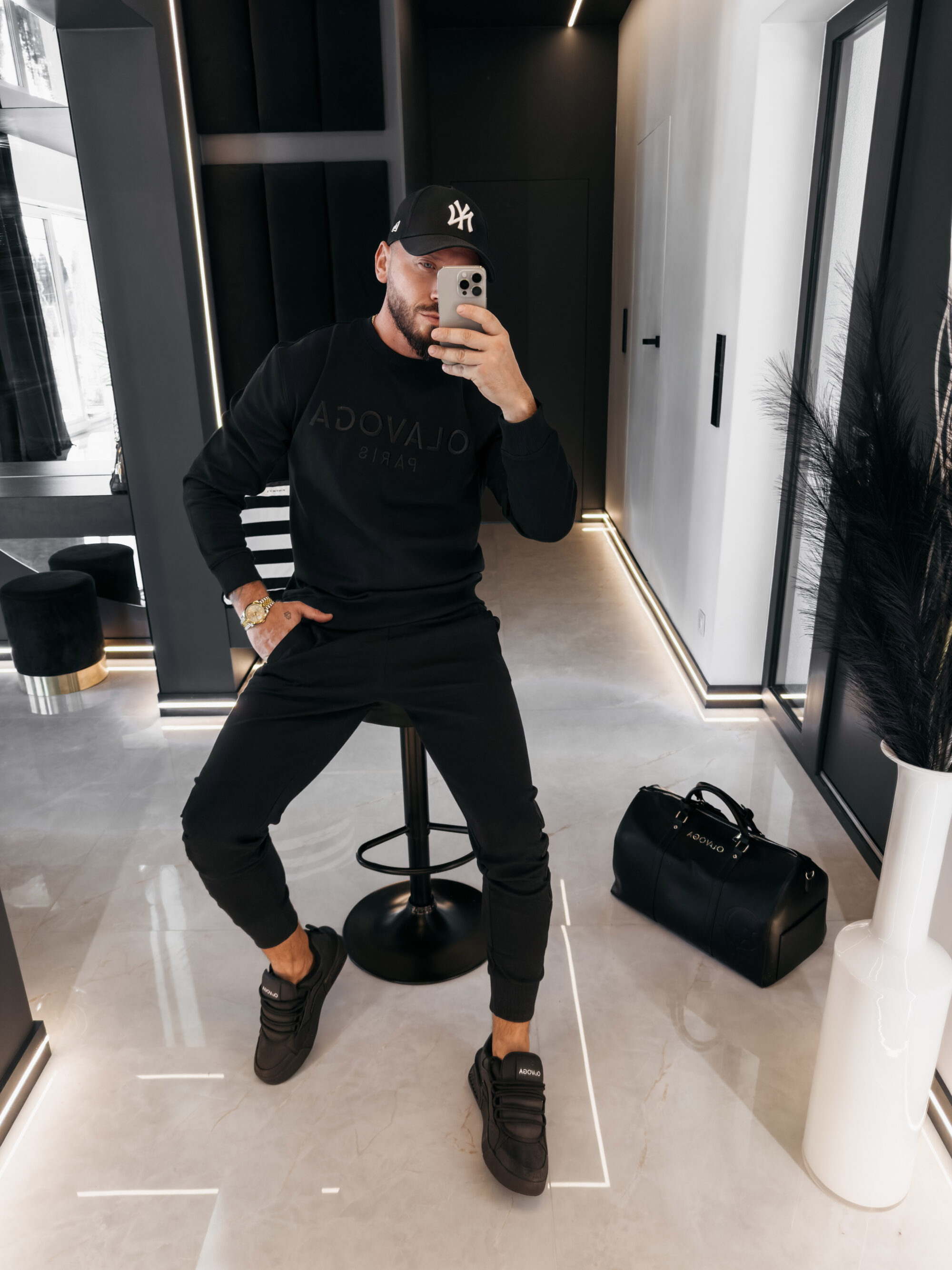 Komplet męski NOURE 2026 Czarny