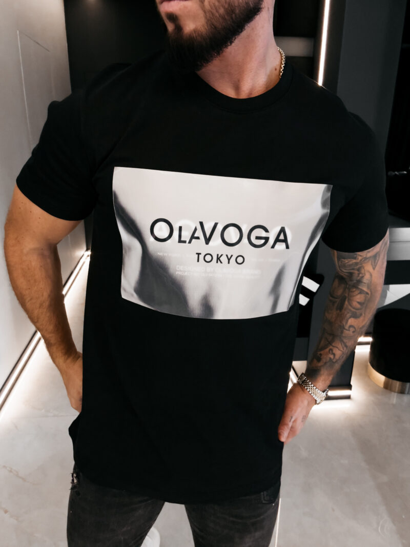 T-shirt męski ALMAIN 2026 Czarny