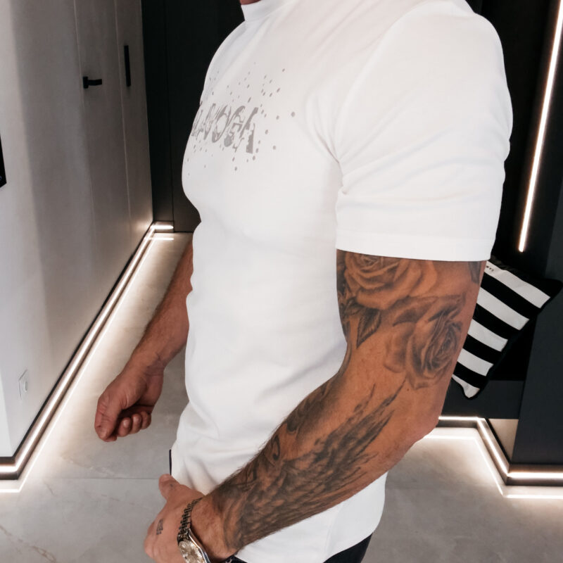 T-shirt męski BIX 2026 Ecru