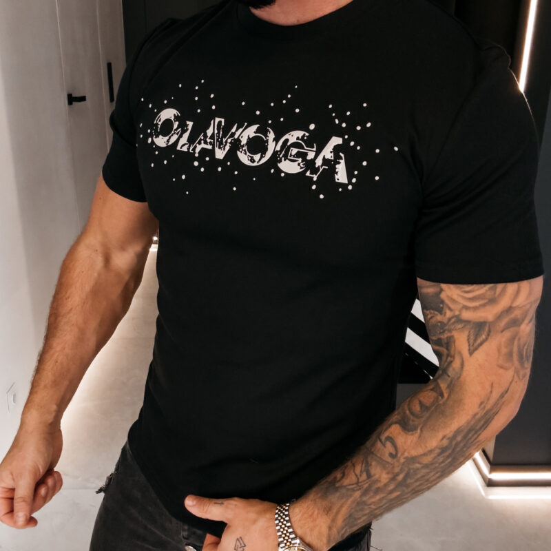 T-shirt męski BIX 2026 Czarny