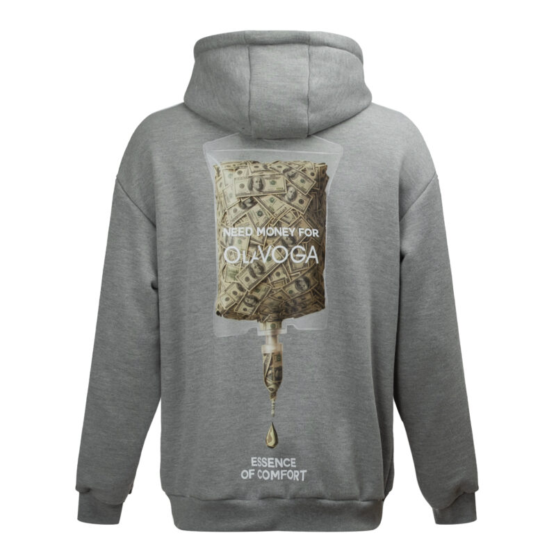 Bluza męska MONEY 2026 Light Grey