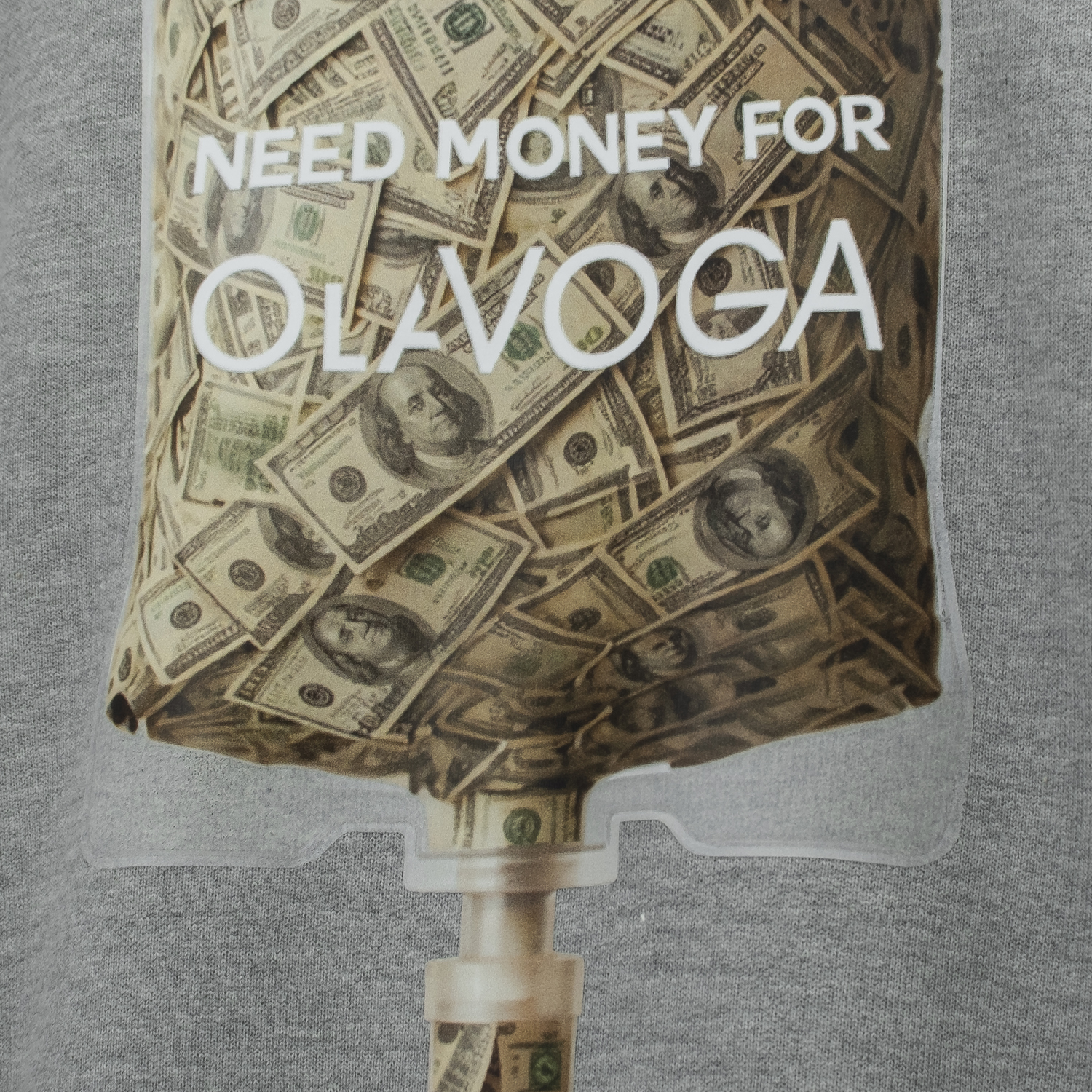 Bluza męska MONEY 2026 Light Grey