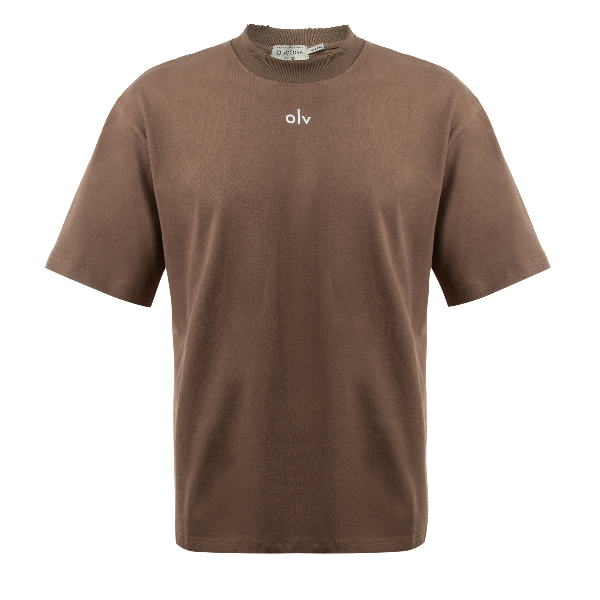 T-shirt męski NOVAVEON 2026 Brązowy